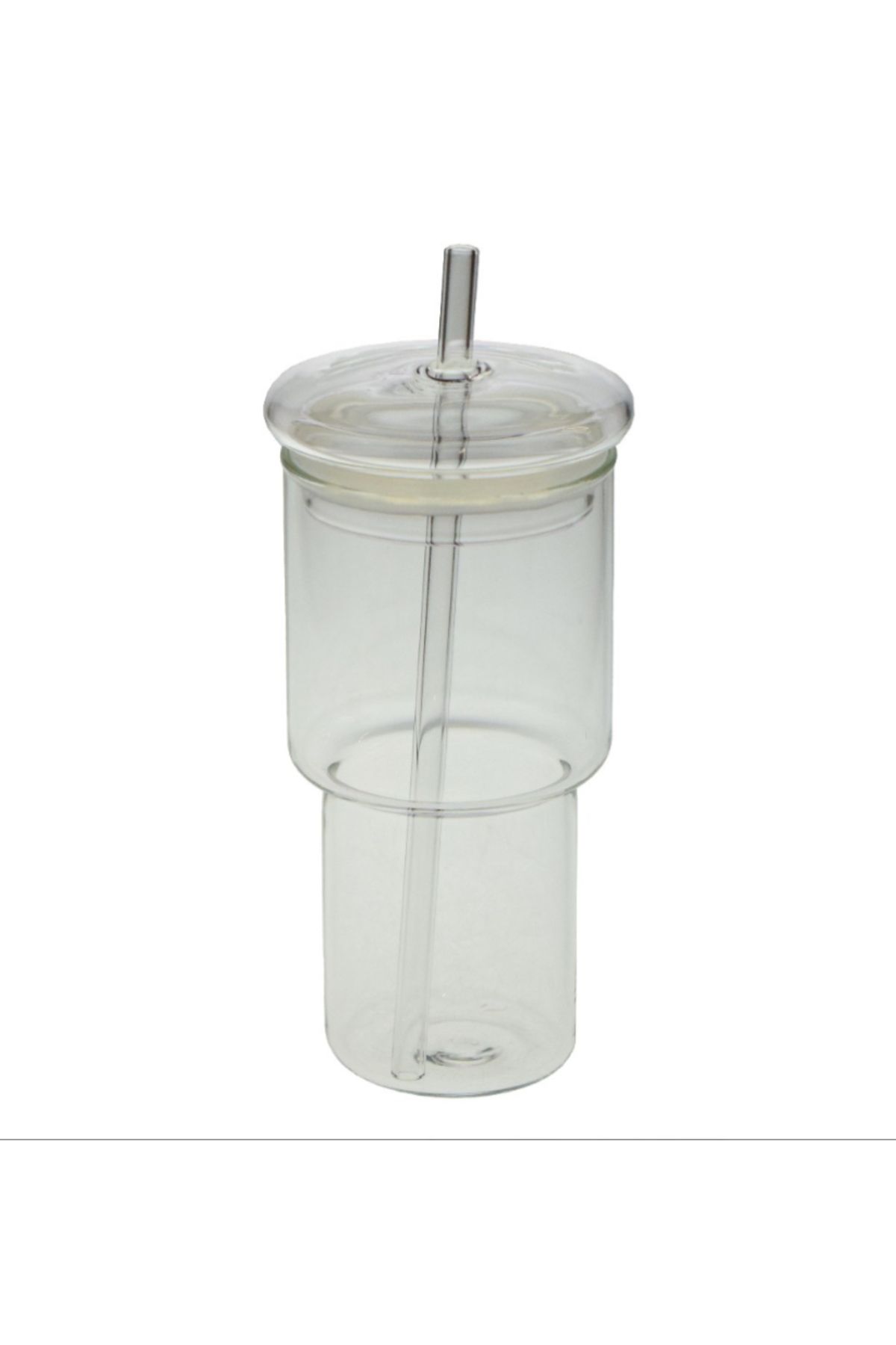 Home Origami Pipetli Cam Bardak 500ml