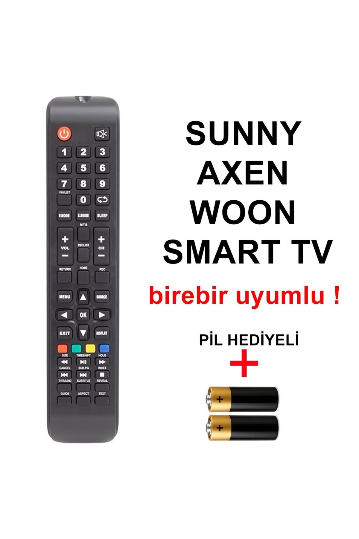 Suntel Sunny Axen Woon smart TV’lere uyumlu kumanda