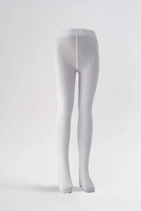 Katia & Bony Pamuk Çocuk Külotlu Çorap Beyaz