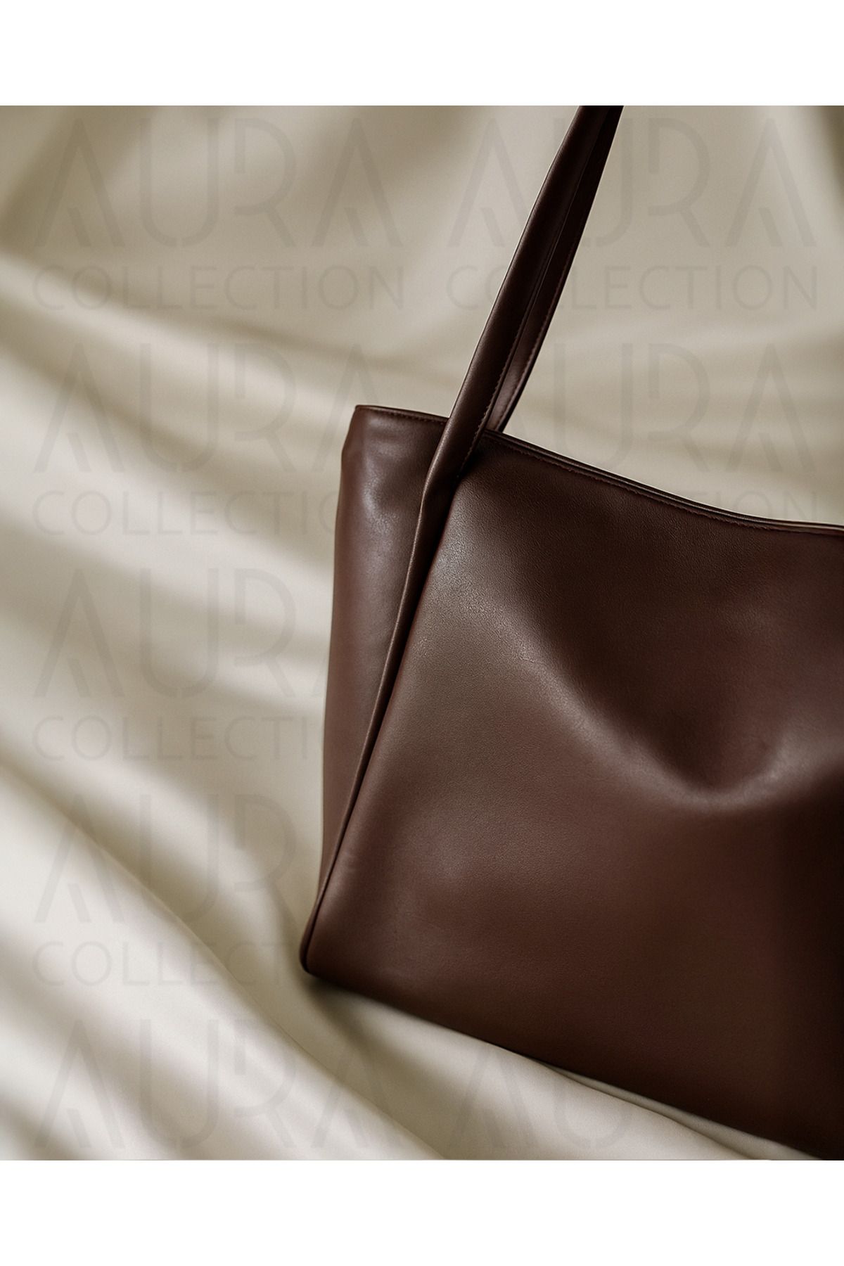 Aura Collection Online Toronto Çift Saplı Shopper Çanta - Taba