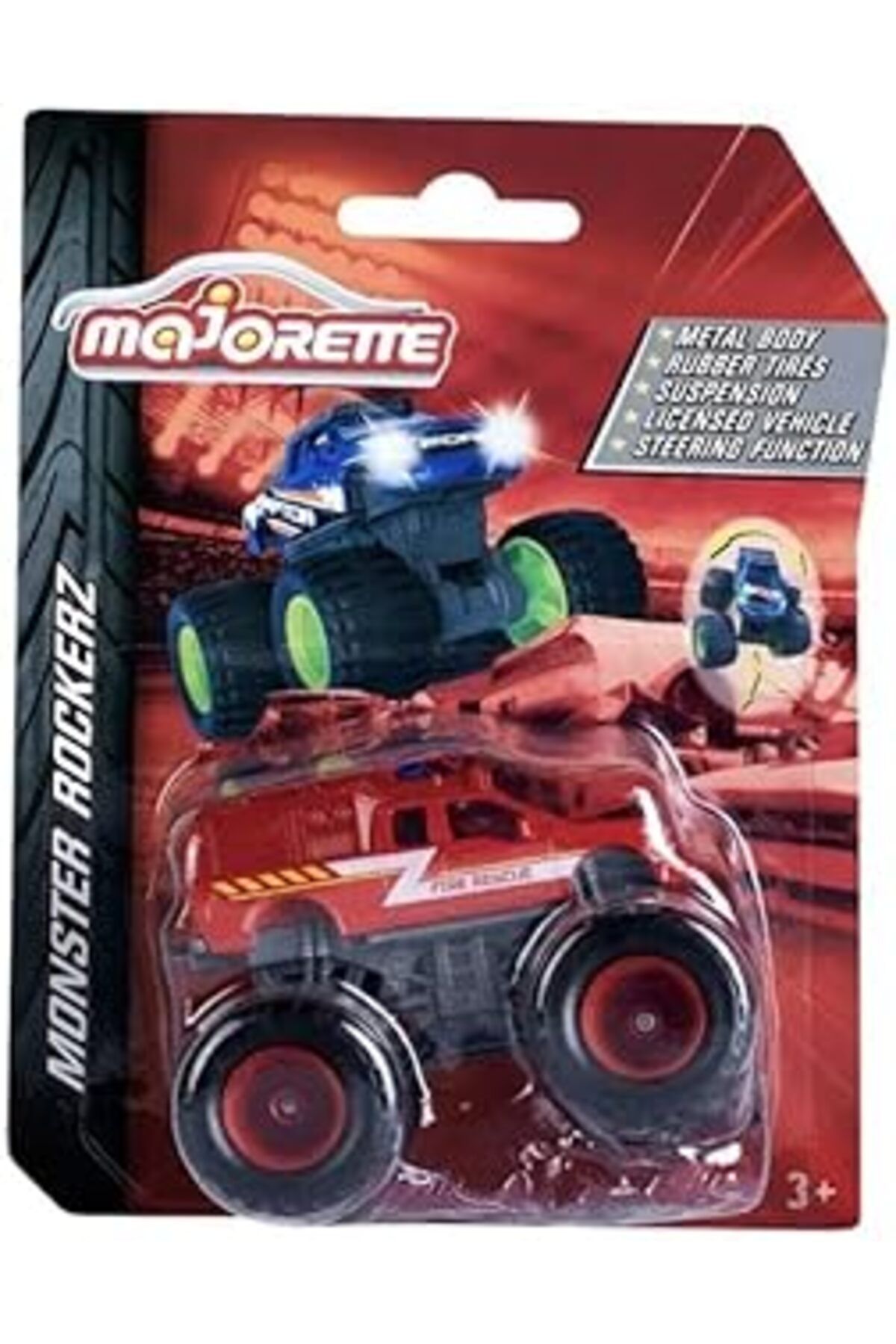 Mu Art Ahşap Majorette Rockerz Metal Diecast Fire Rescue 212057255