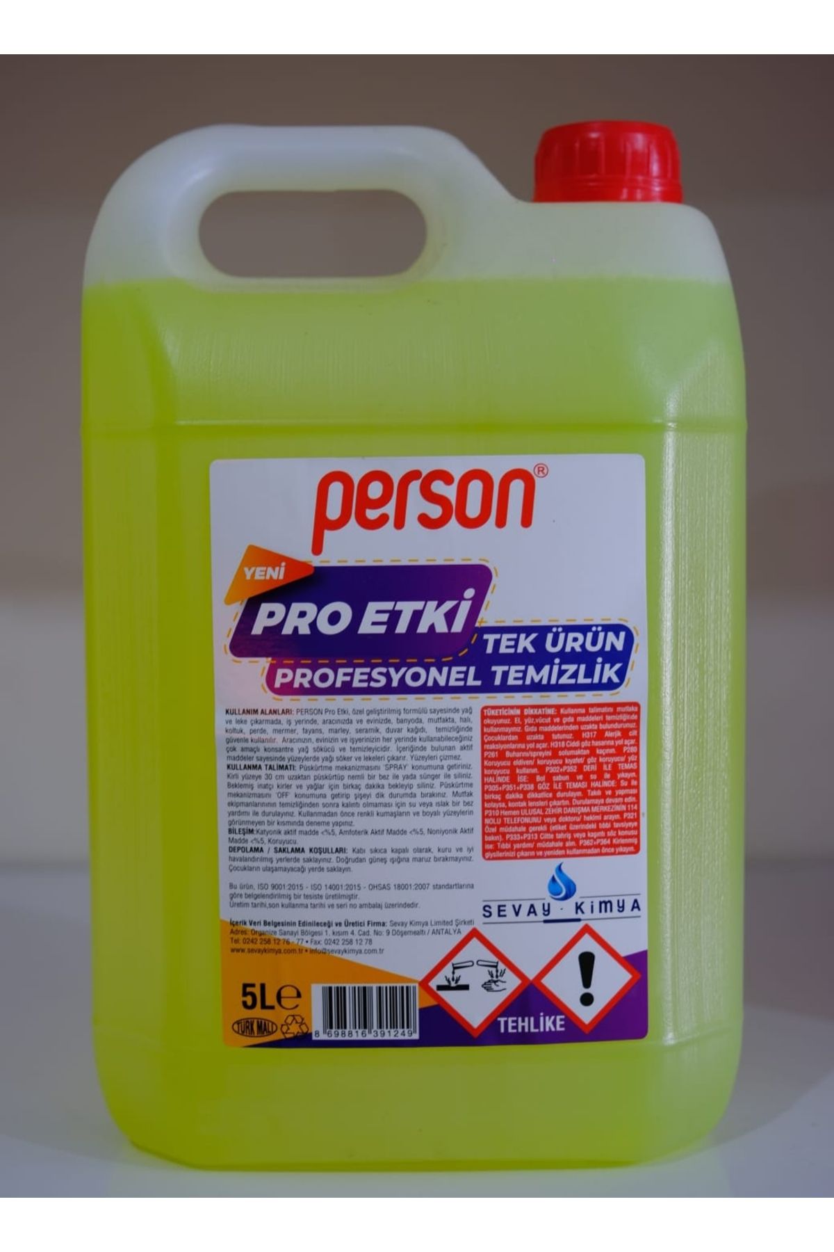 person pro etki profesyonel temizlik 5 kg