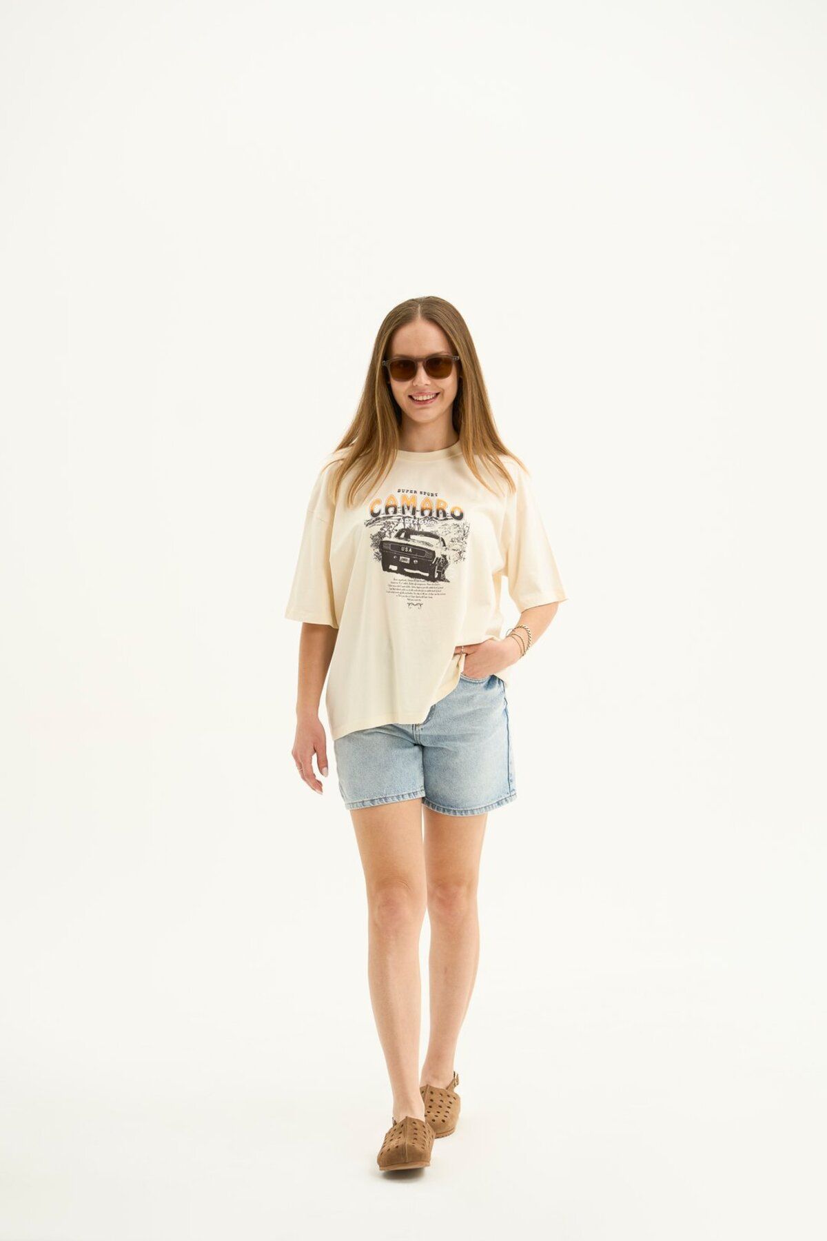 roibyardaözmen Camaro Baskılı T-Shirt