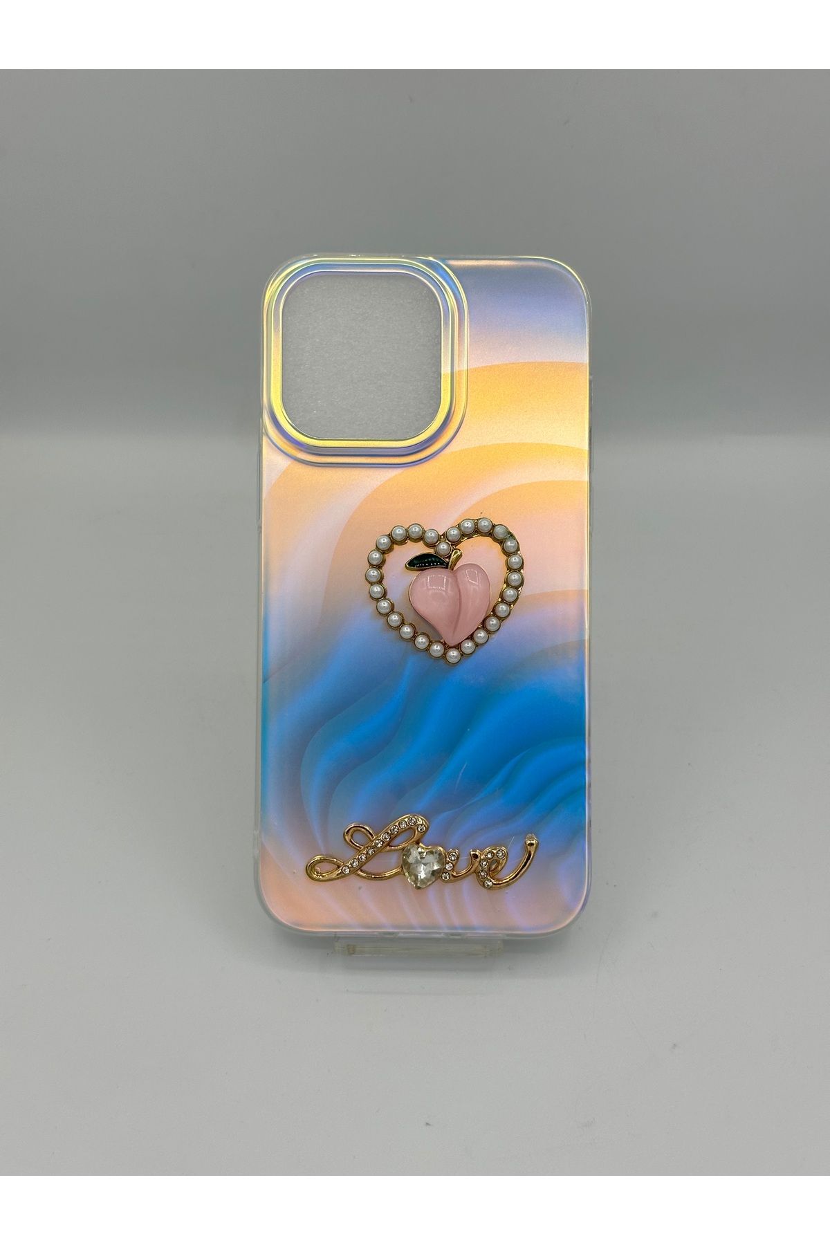 Genç 2 Teknoloji iPhone 14 PRO MAX HOLOGRAMLI TAŞLI KILIF
