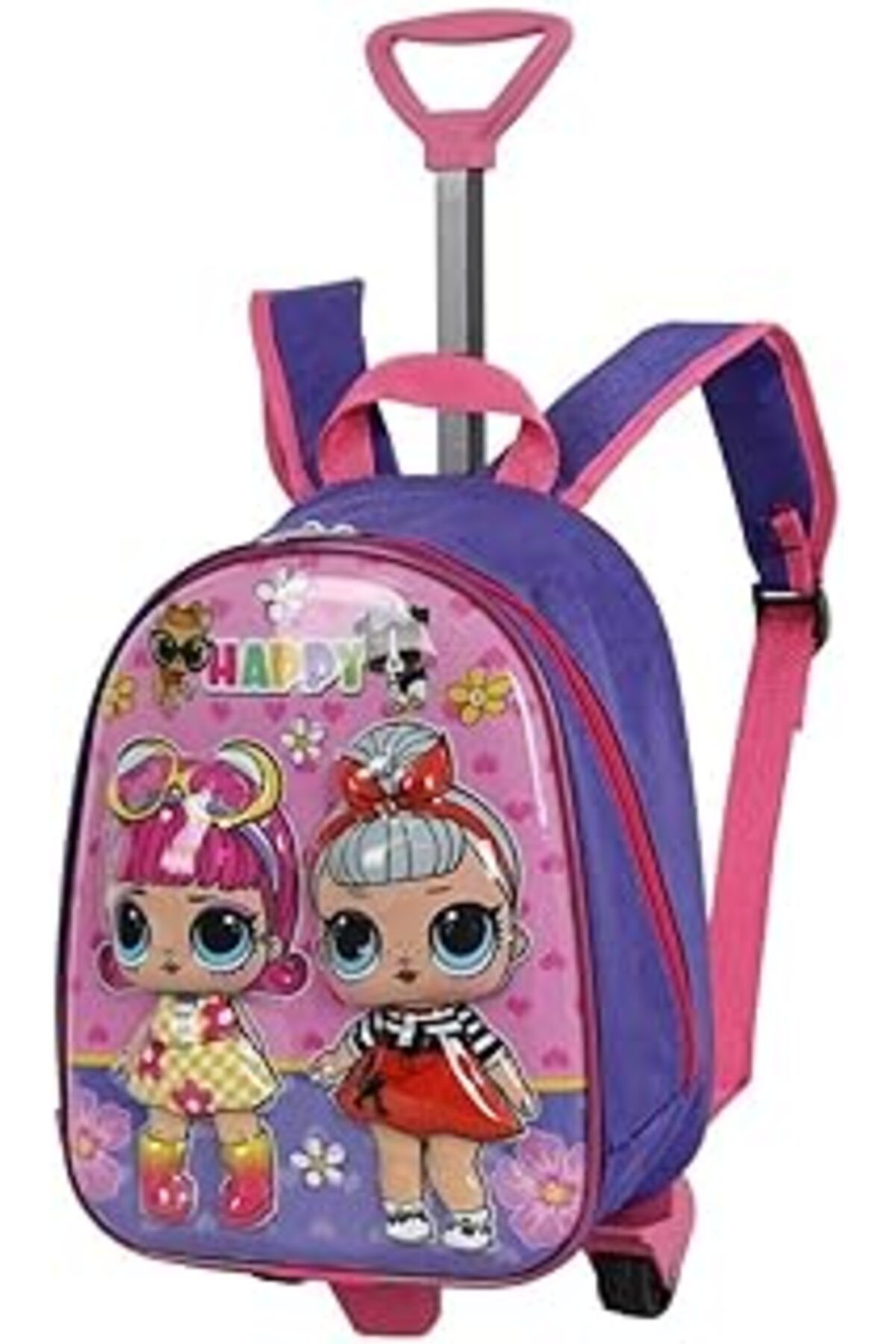 Pazarcan Bagacar Mn Happy V3 Tekerlekli Kreş Çocuk Sırt Çantası
