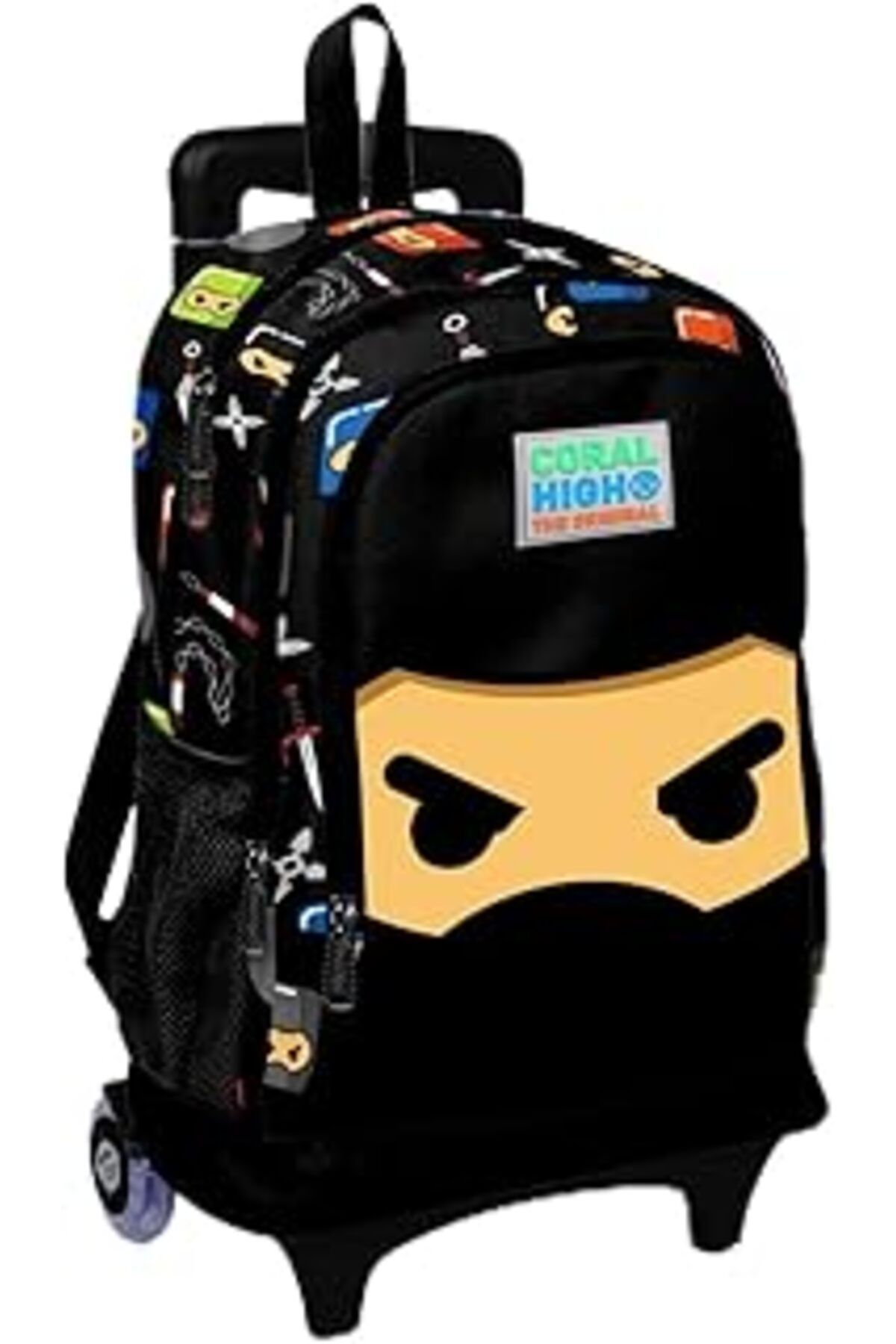 Mu Art Ahşap Coral High Çekçek Sırt Çanta (Işıklı Tekerlek)