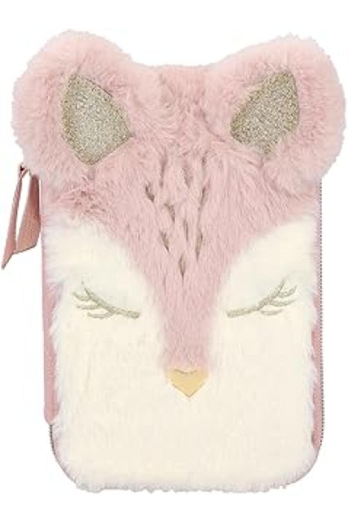 Mu Art Ahşap Depesche 12575 Princess Mimi Wild Forest - Pembe Ve Beyaz Renkte Doldurulmuş 2 Bölmeli Kalem Kutusu