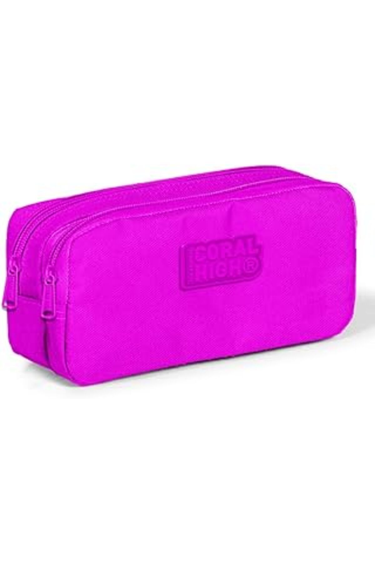 Mu Art Ahşap Coral High Kids Düz Pembe Iki Bölmeli Kalem Çantası 22194