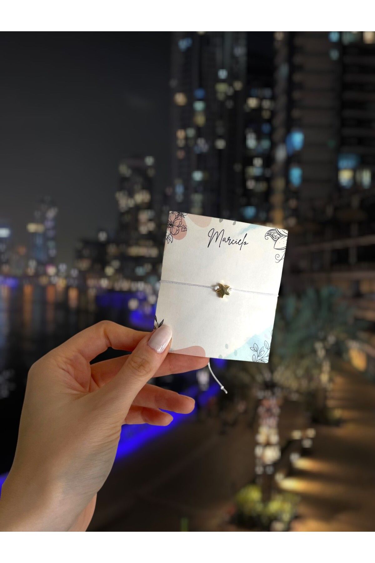 MARCİELO Accessories Beyaz Şans İpi Bileklik – Sevgiliye, Arkadaşa, Yeni Yıl ve Özel Gün Hediyesi (5 adet)
