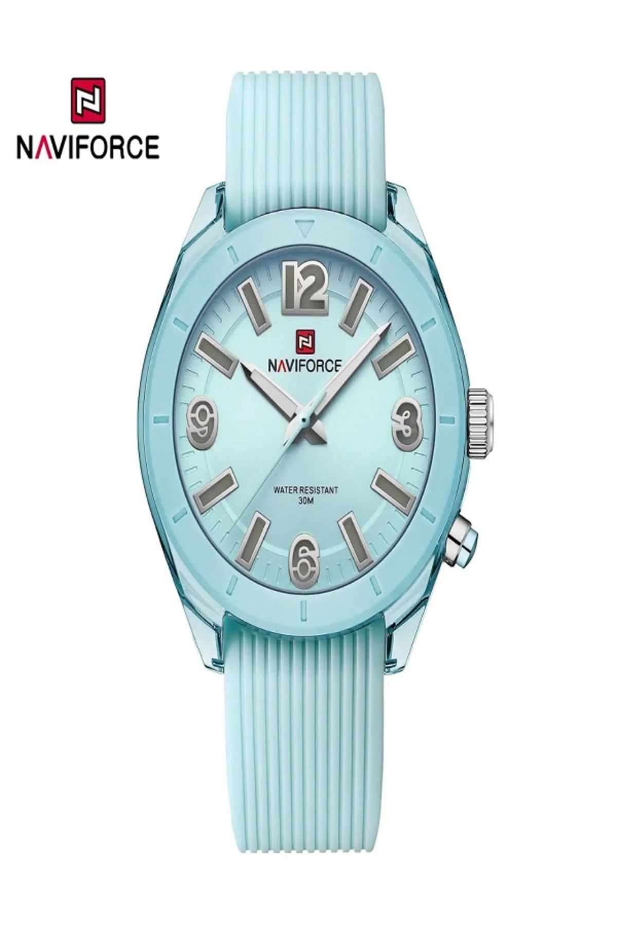 Naviforce-Naviforce is an attractive watch with multiple shapes and a silicone strap. Shine on your wrist and attract those around you. 1