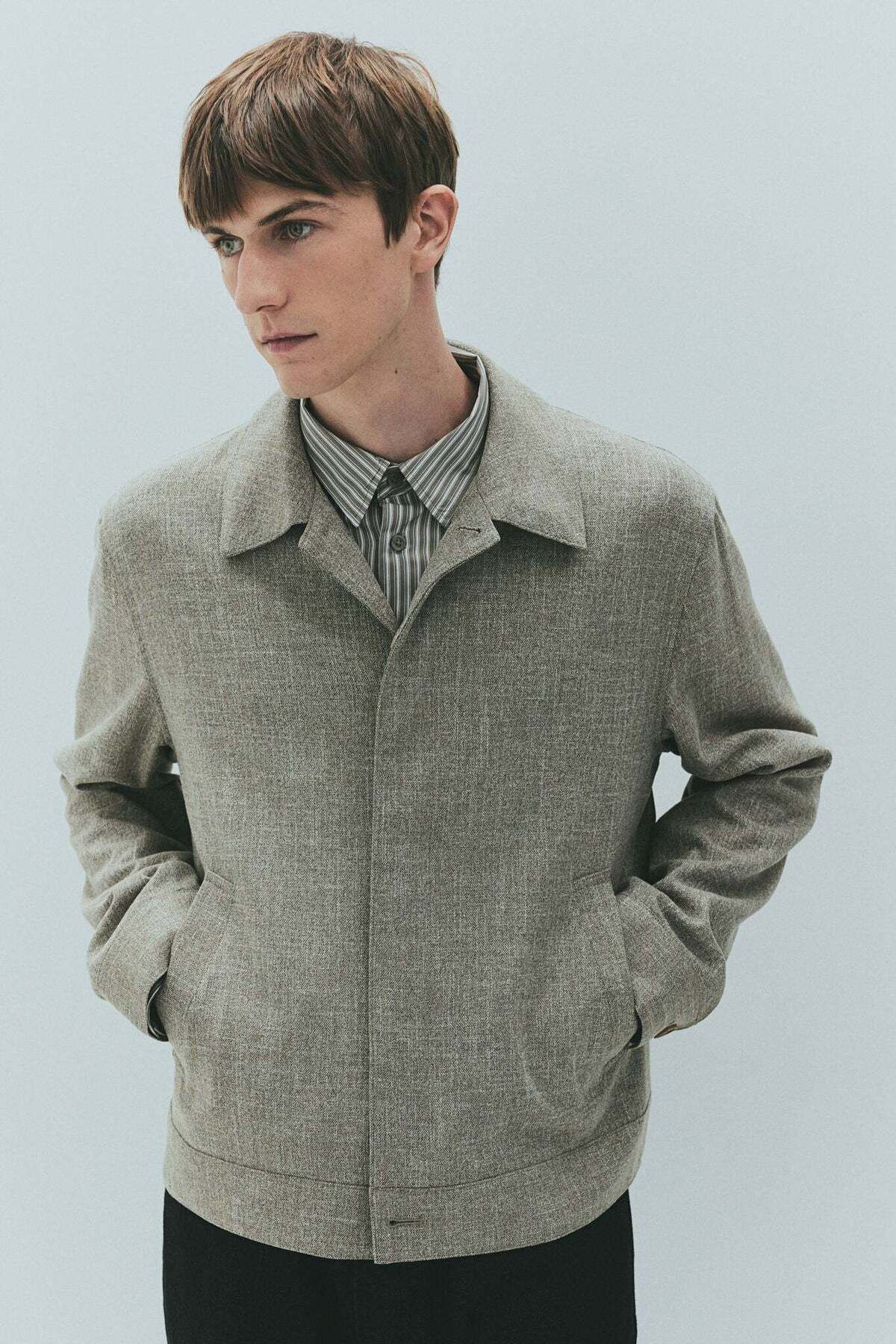 H&M-Regular Fit Shacket 4