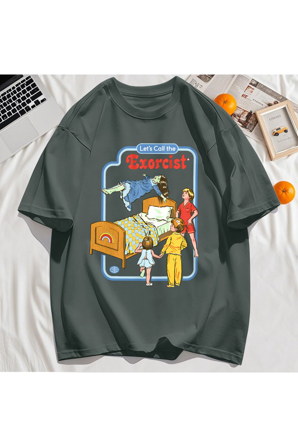 StartMore Y2k Vintage Tişört Tee Askıya Alınmış Baskı