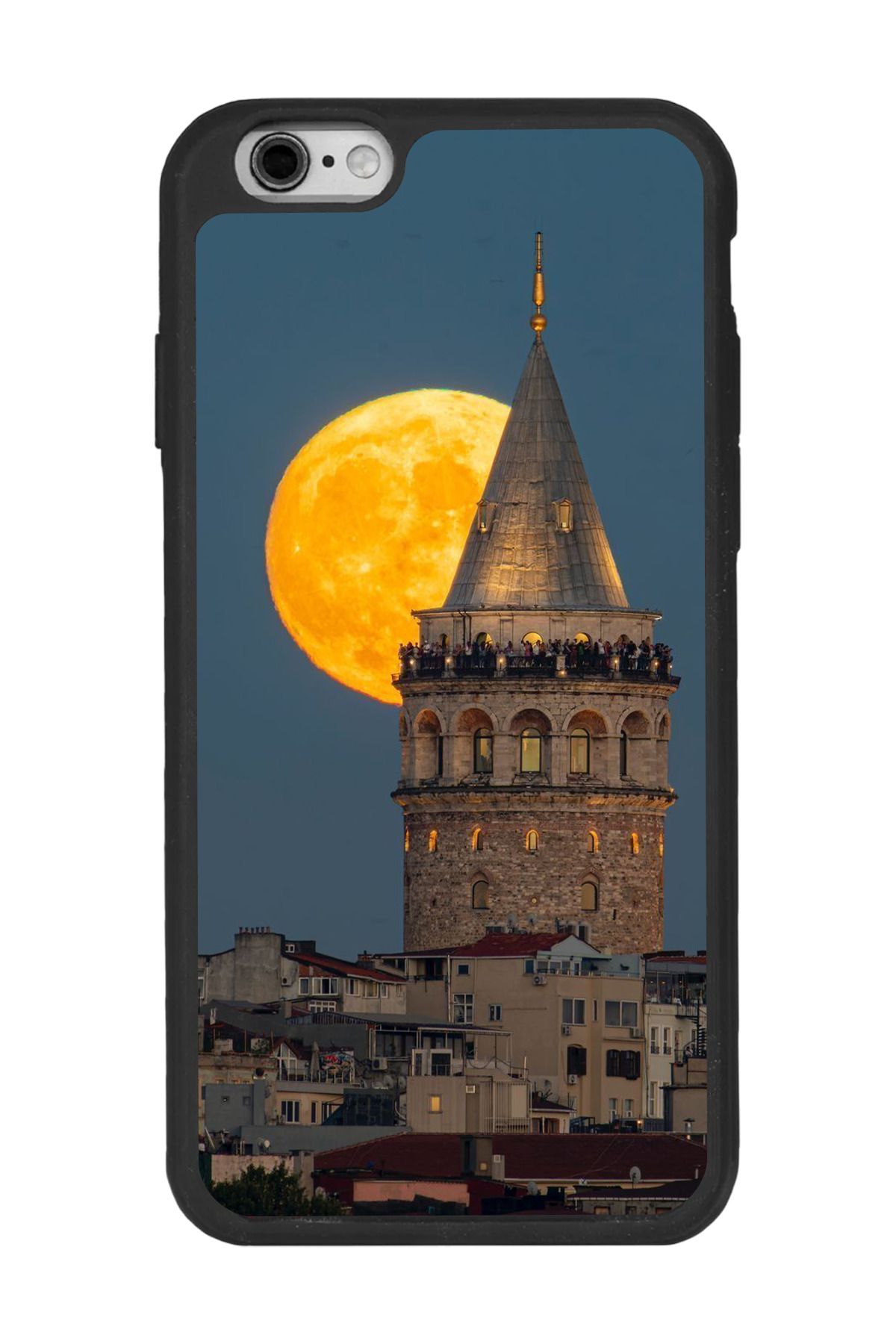 BGAKSESUAR Apple iPhone 6s Plus Siyah Silikon Kılıf Çiziklere ve Darbelere Karşı Koruma