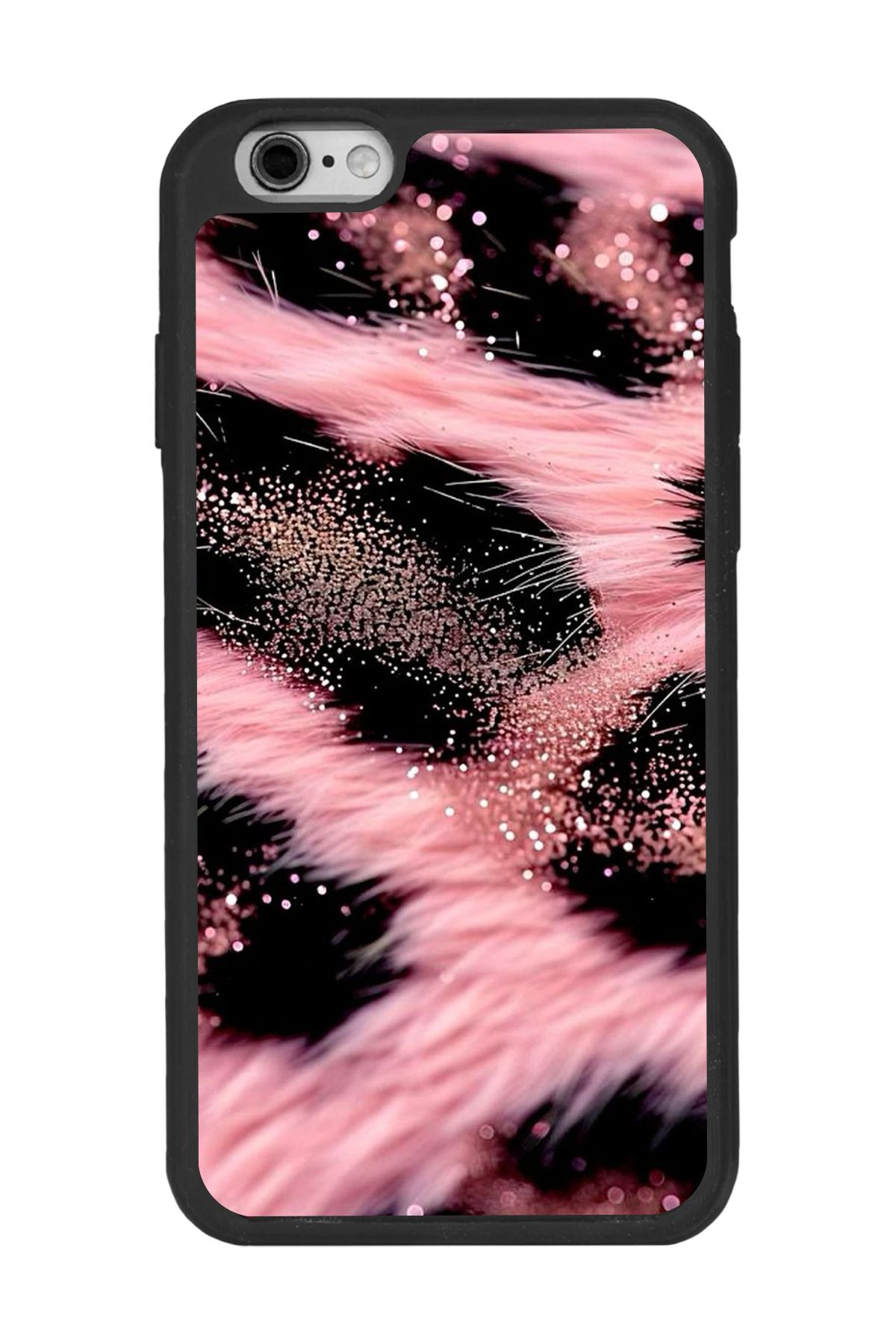 BGAKSESUAR Apple iPhone 6 Plus Siyah Silikon Kılıf Çiziklere ve Darbelere Karşı Koruma