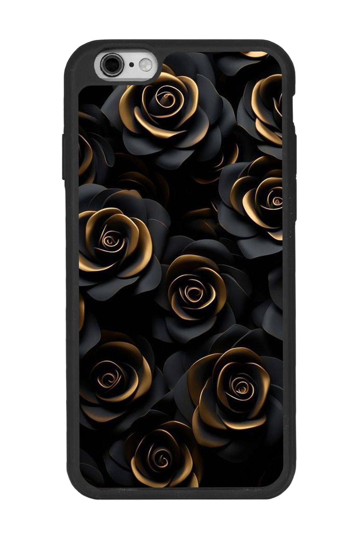 BGAKSESUAR Apple iPhone 6s Plus Siyah Silikon Kılıf Çiziklere ve Darbelere Karşı Koruma