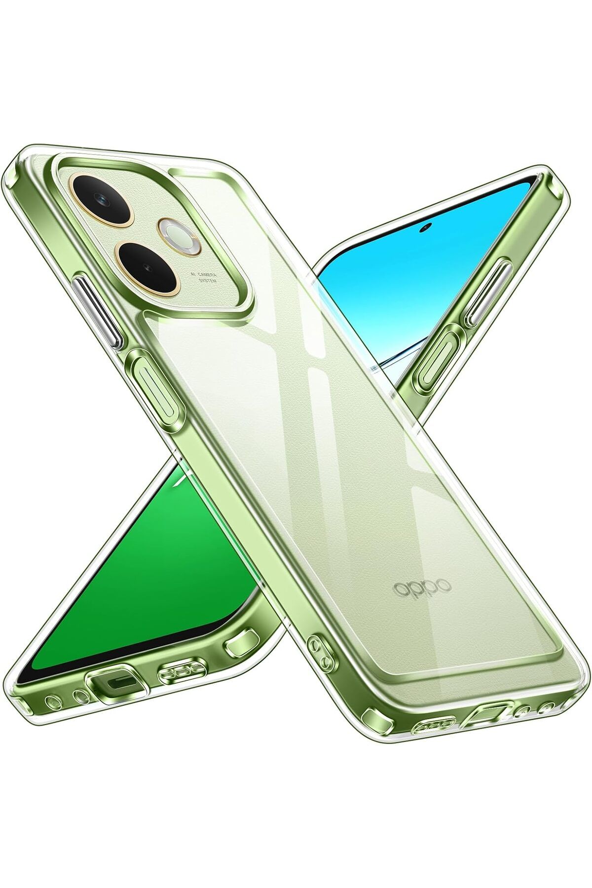 Rivor Oppo A5 Pro Uyumlu Kılıf 3D Kamera Korumalı Süper Şeffaf Esnek Silikon Kapak