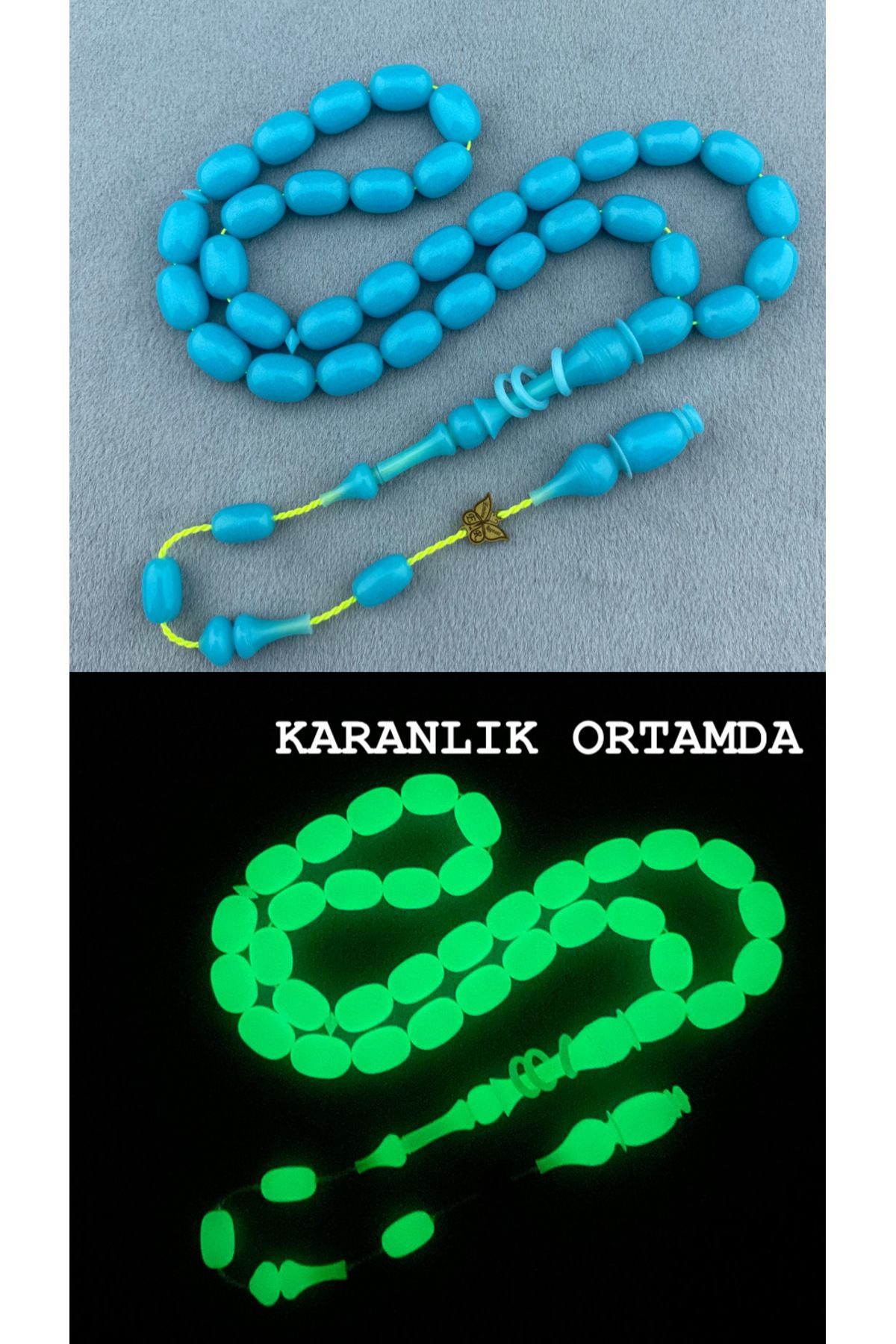 Tesbih Store Fosforlu Katalin Emine Reşvani Usta İşçilikli Kolleksiyonluk Ürün