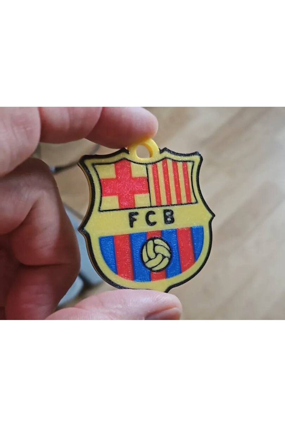 talaşoğlu Barcelona Futbol Kulübü Keychain İki Yüz