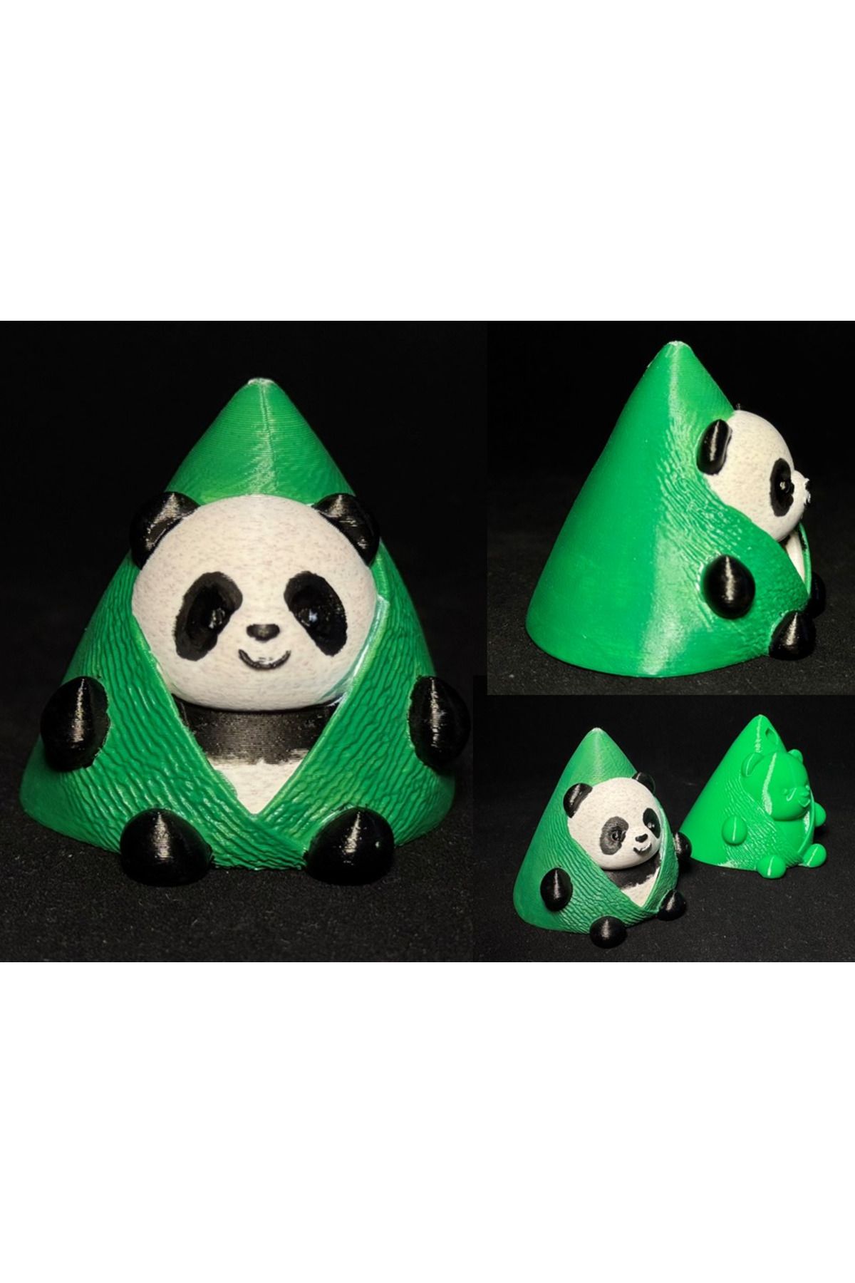 talaşoğlu Çin Loong Tekne Festivali Panda Zongzi Anahtar Zinciri
