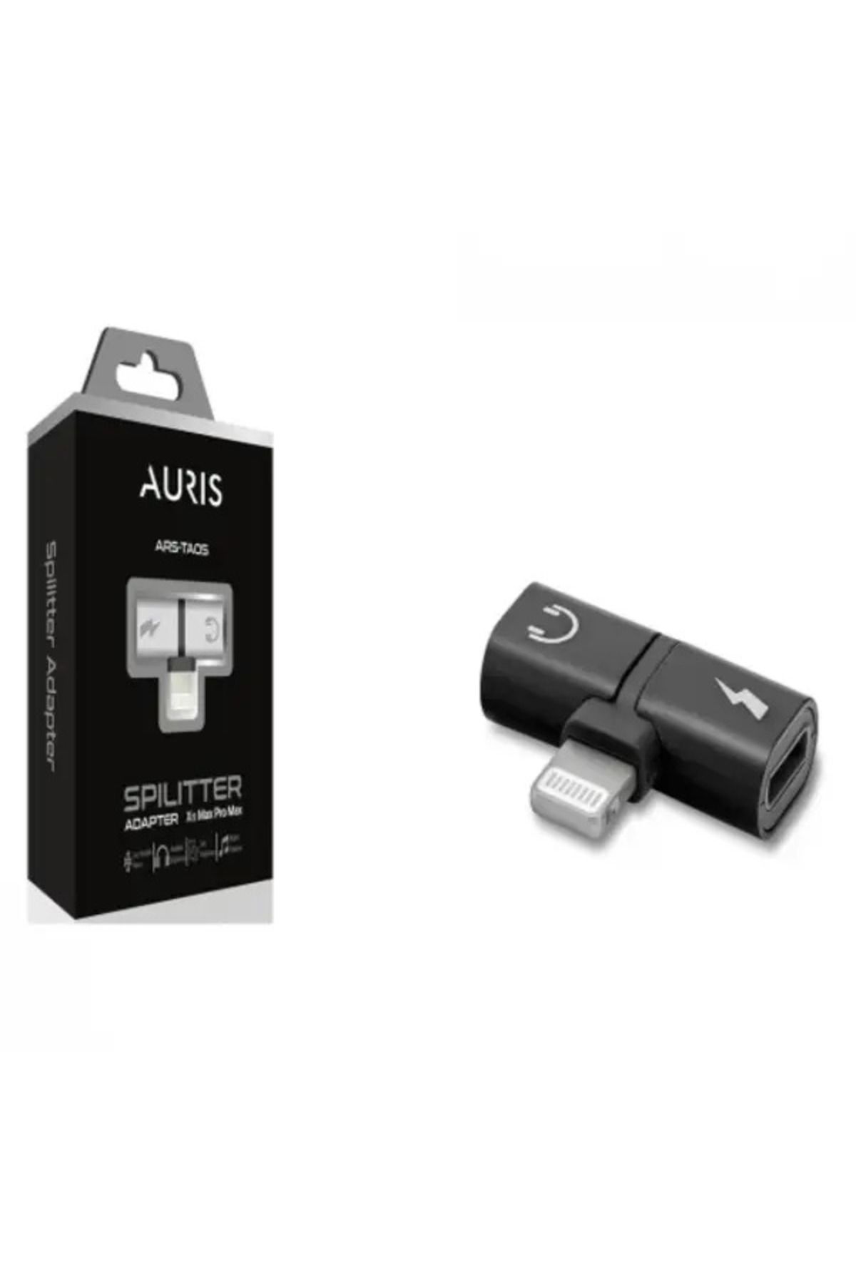 Auris ARS-TA05 İphone Lightning Şarj ve Kulaklık Çevirici İphone Uyumlu