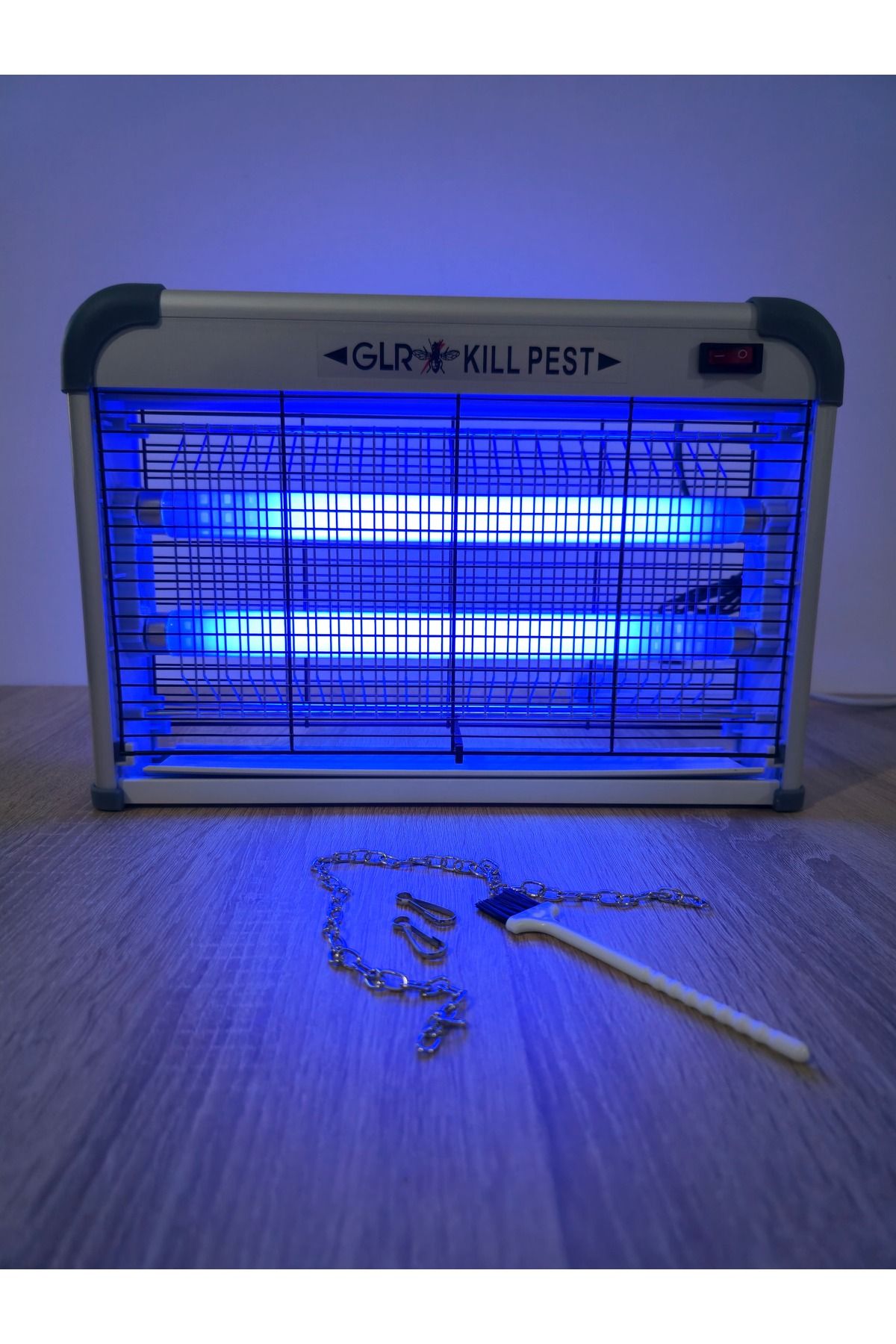 alpotekno 20W Elektrikli Masaüstü ve Asılabilir Güçlü Led Işıklı Sinek Öldürücü Makine
