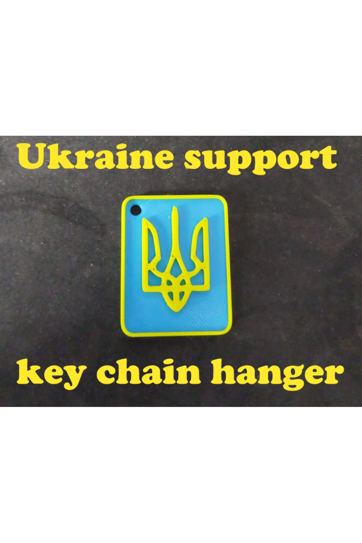 talaşoğlu Ukrayna Destek Keychain Askı