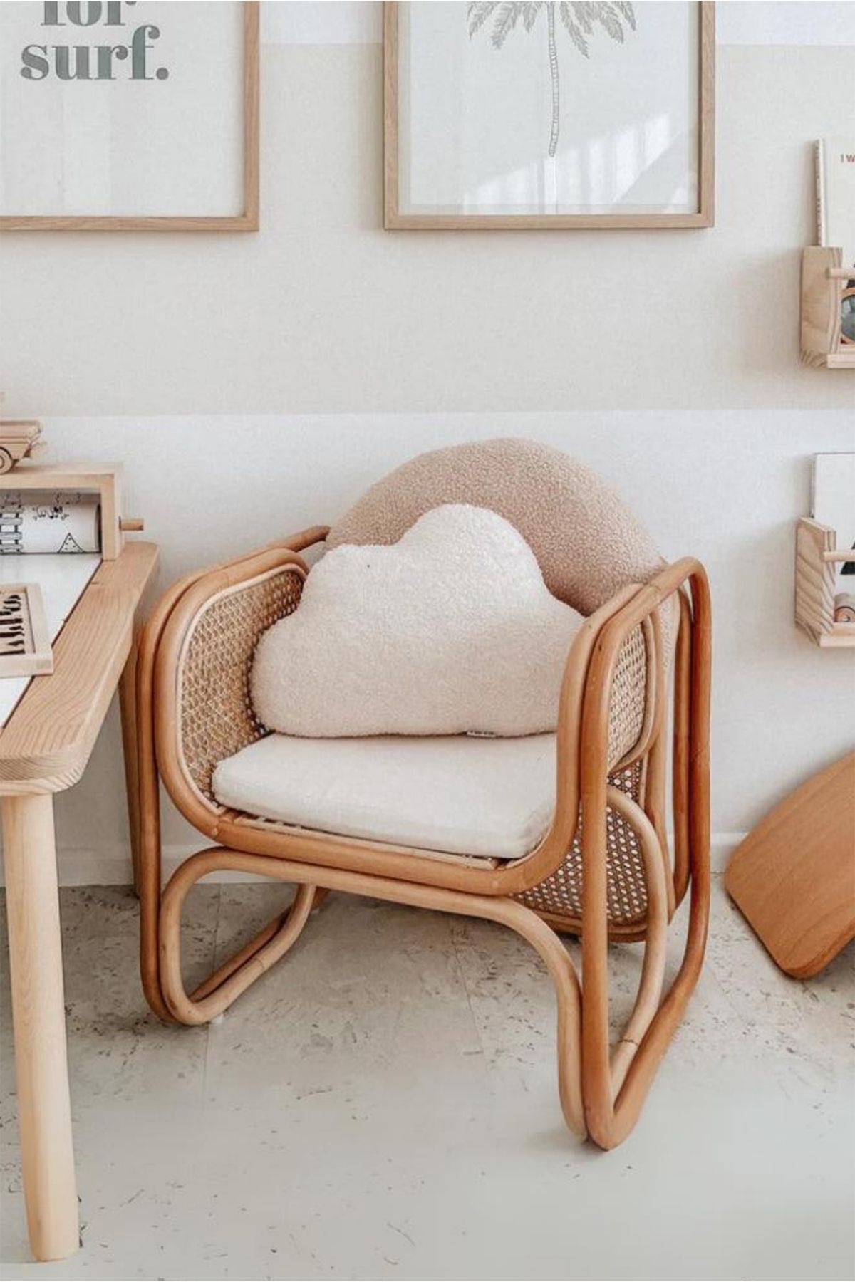 Atlas collection Pamuklu Bulut Dekoratif Yastık | %100 Bambu Yumuşacık Dekor Kırlent Yastık