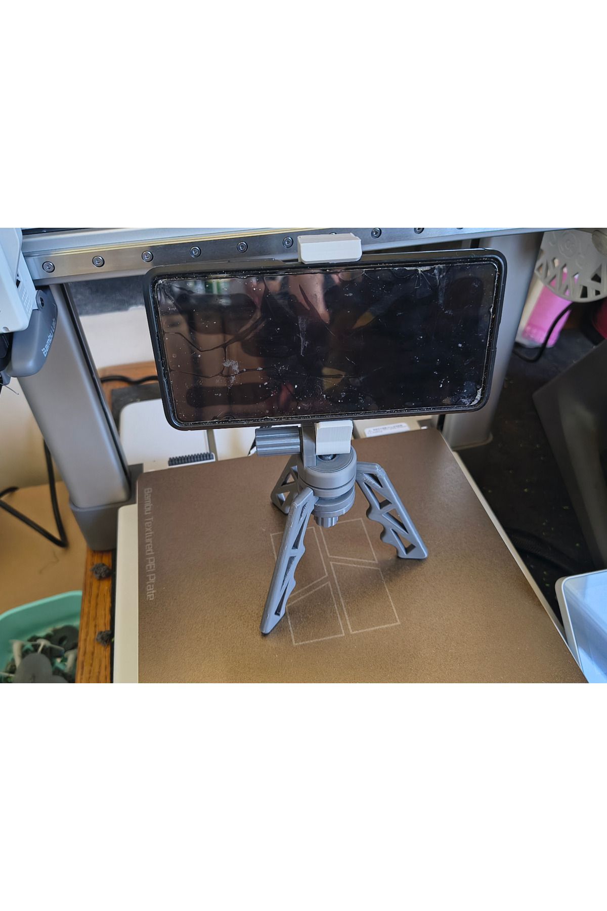 talaşoğlu Tripod katlanır telefon ve Go Pro Tutucu
