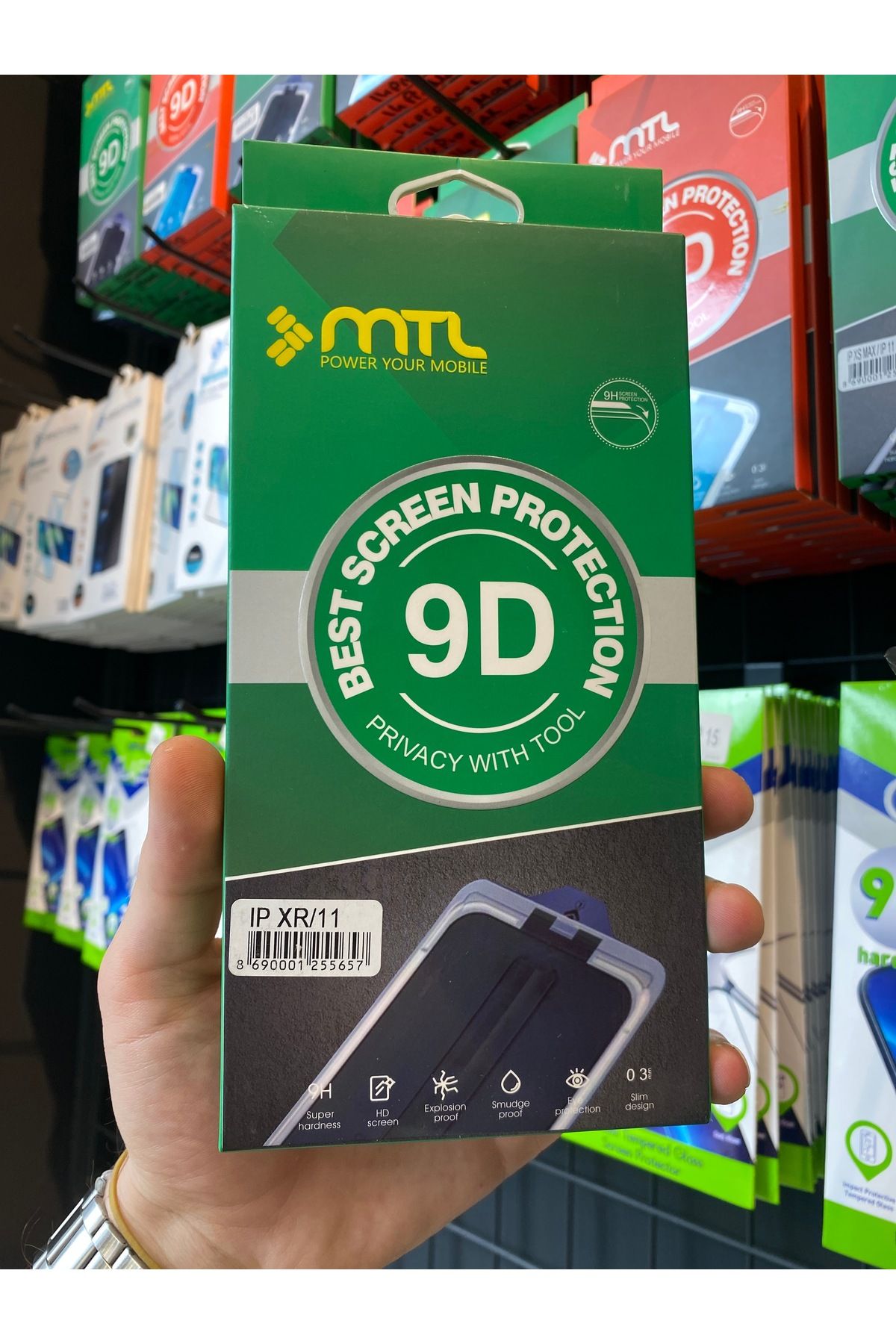 Yargıgsm İPhone 11 Uyumlu 9D Hayalet Ekran Koruyucu /Aparatlı