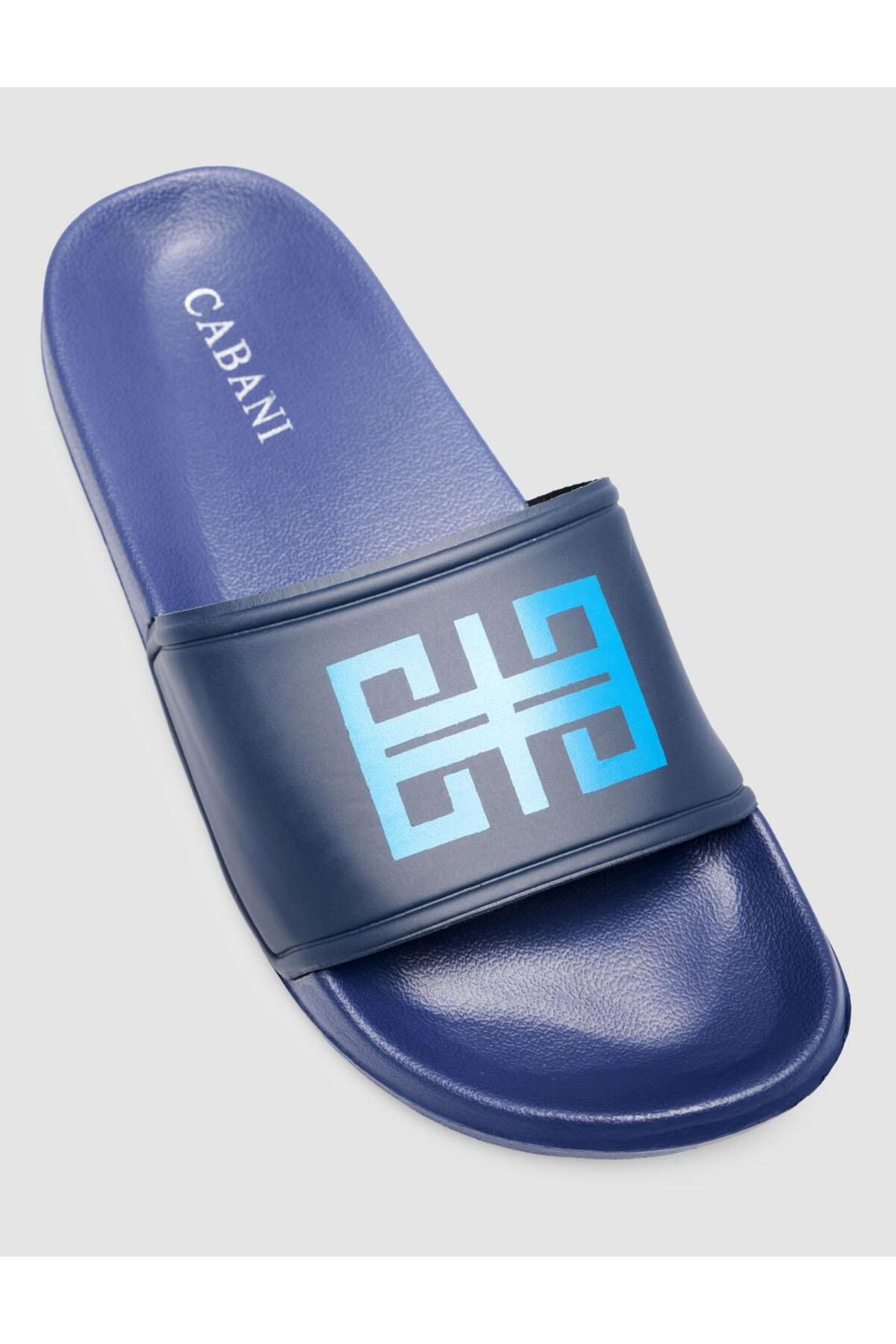 Cabani-Premium Navy Blue Eva Men's Sea Slippers 6