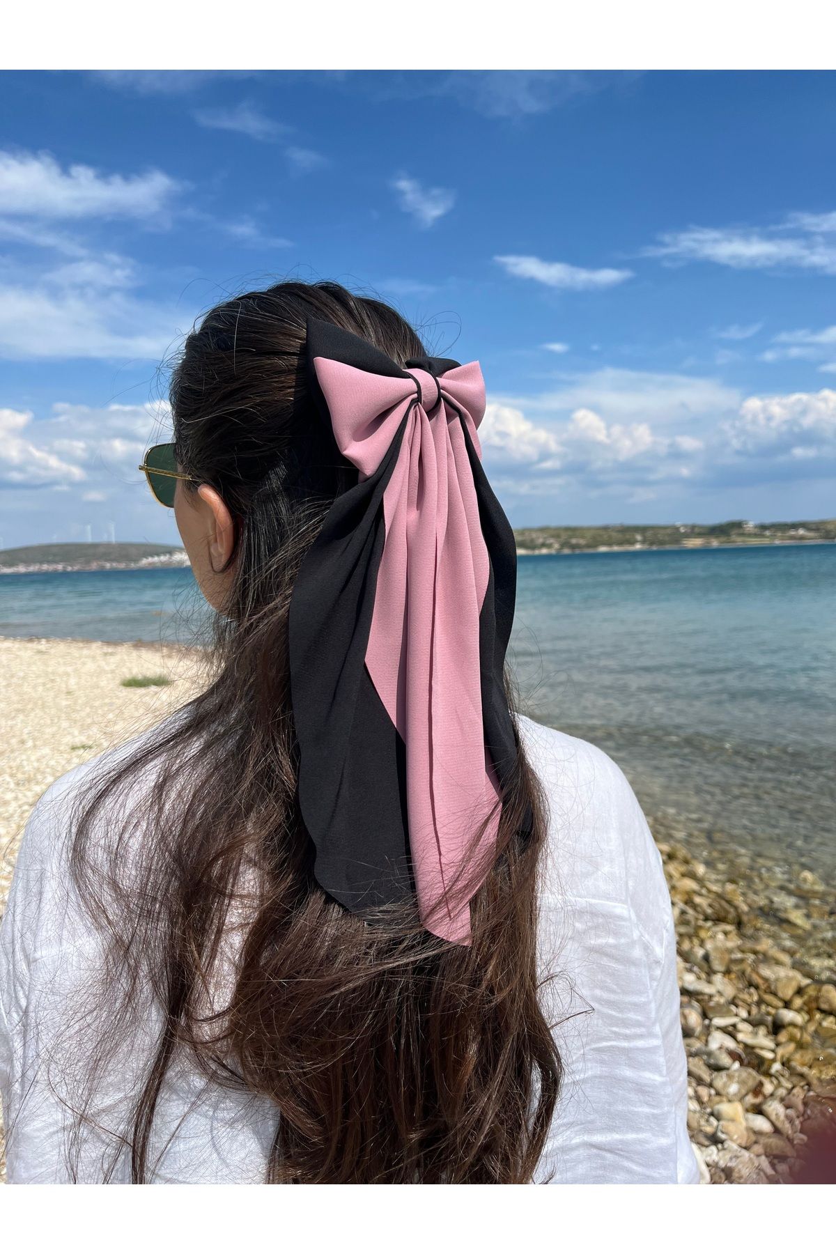 peracoaksesuar Çift Katlı Kumaş Fiyonk Toka