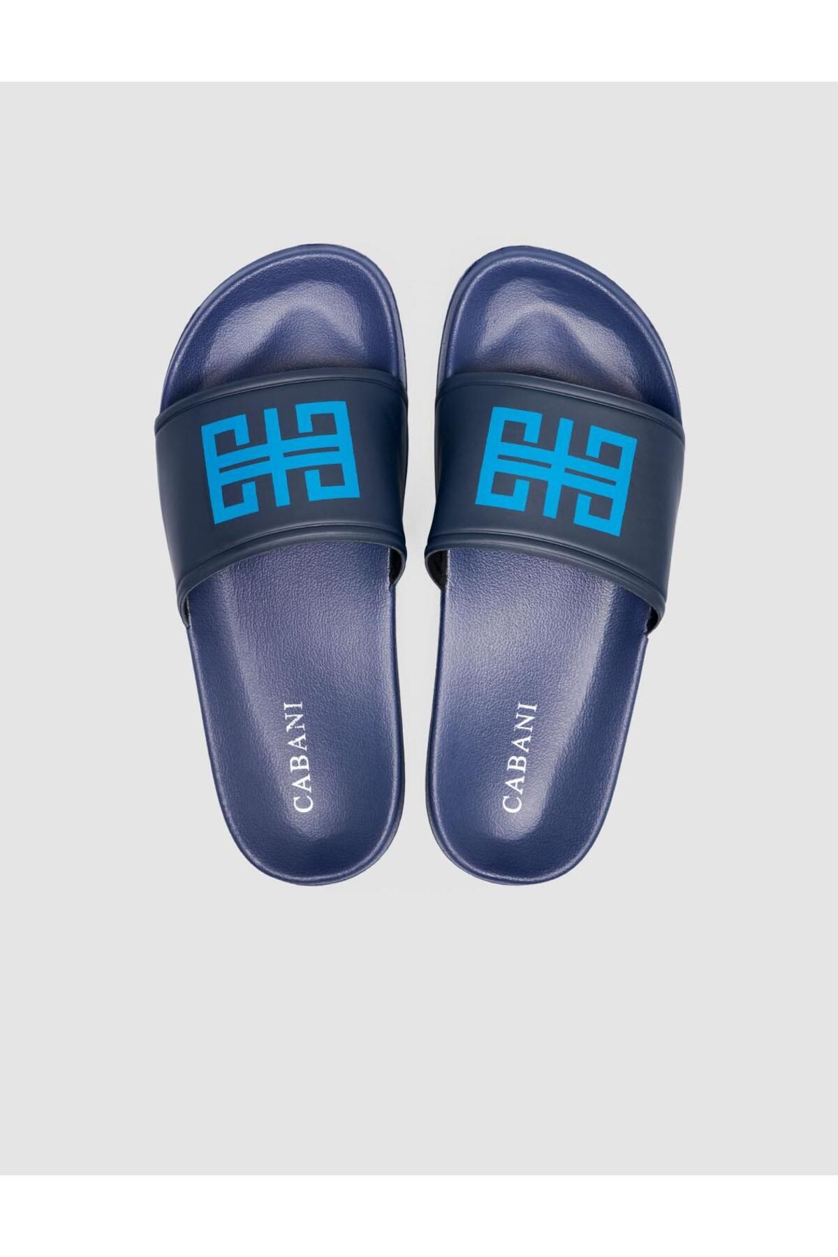 Cabani-Premium Navy Blue Eva Men's Sea Slippers 4