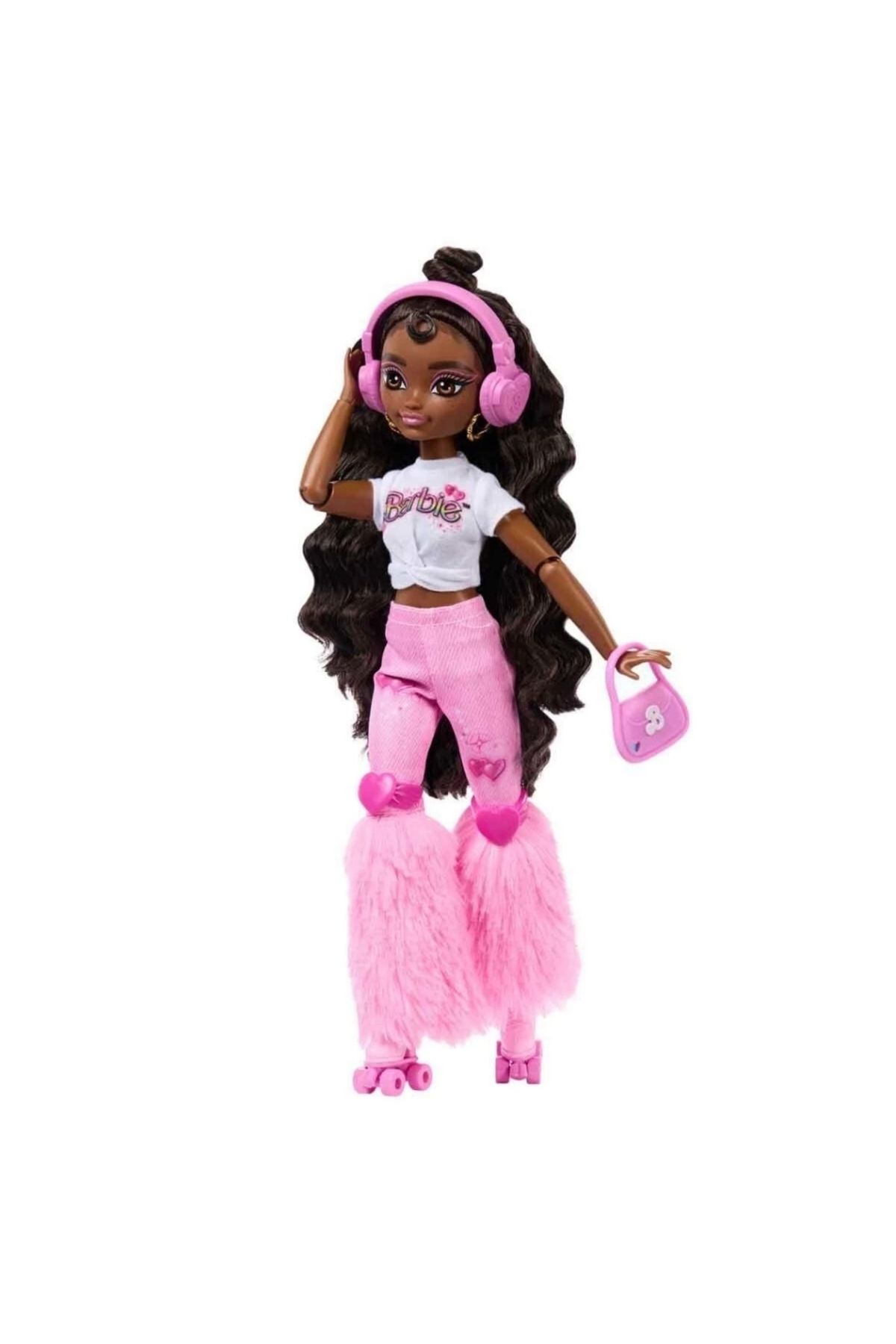 Finetoo Eğitici Oyuncak Barbie Dream Besties Paten Partisi Brooklyn Bebek ve Aksesuarları