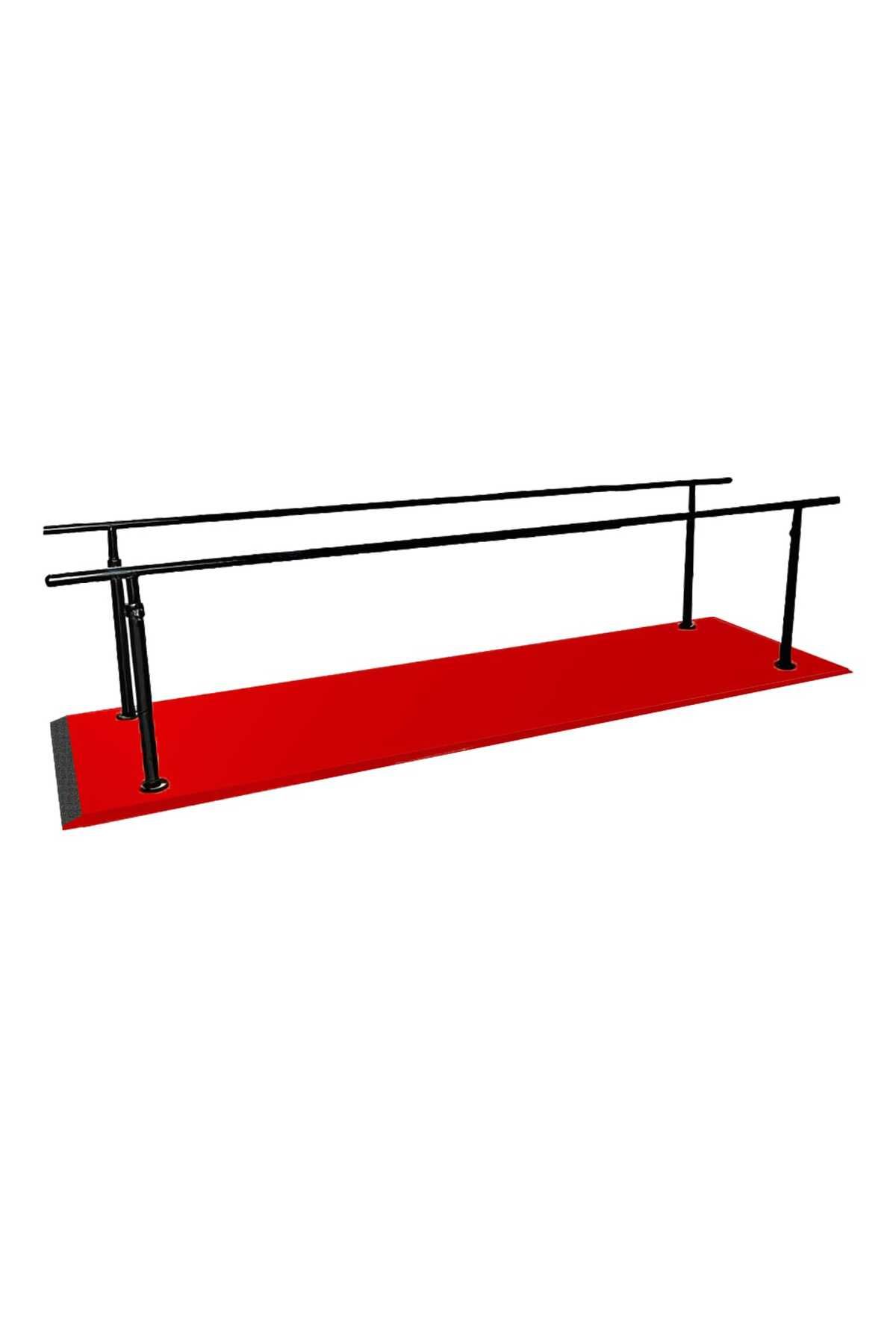 Derin Marketim Paralel Bar 180cm Kırmızı Renkli Paralel Bar