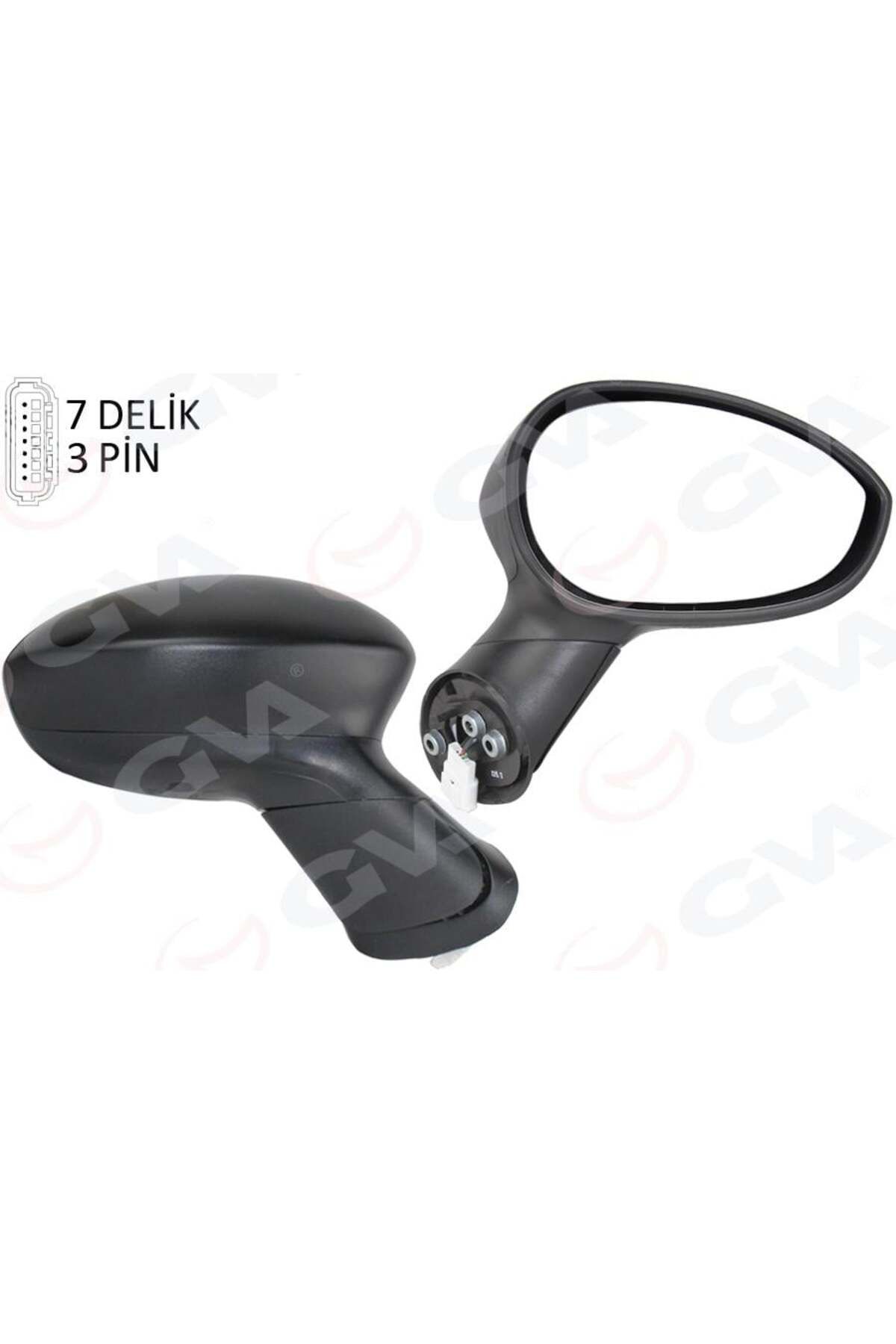 GVA DIŞ DİKİZ AYNASI SAĞ GRANDE PUNTO 05 LINEA 07 ELEKTRİKLİ 7 FİŞ VM-6156ER