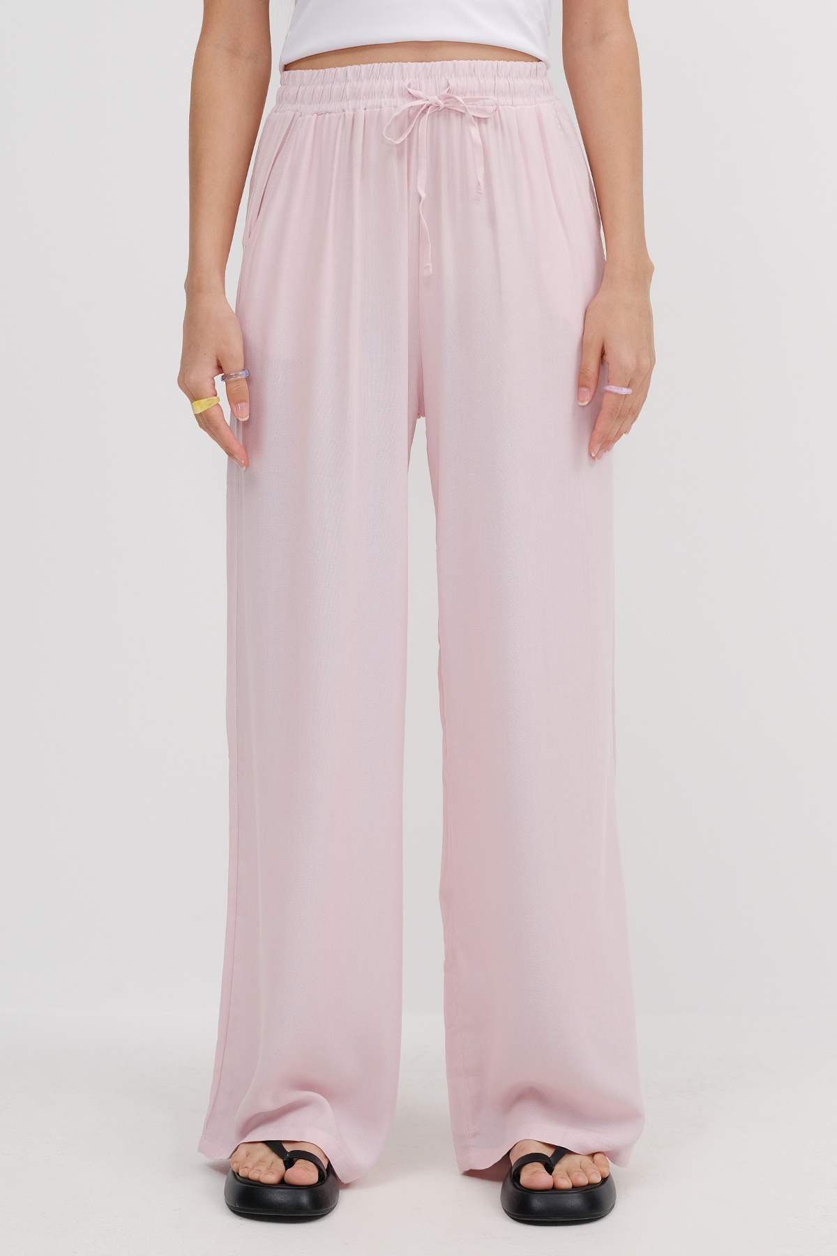 Addax  Önden Bağlamalı Wide Leg Pantolon PN16791-J10 - Görsel 2