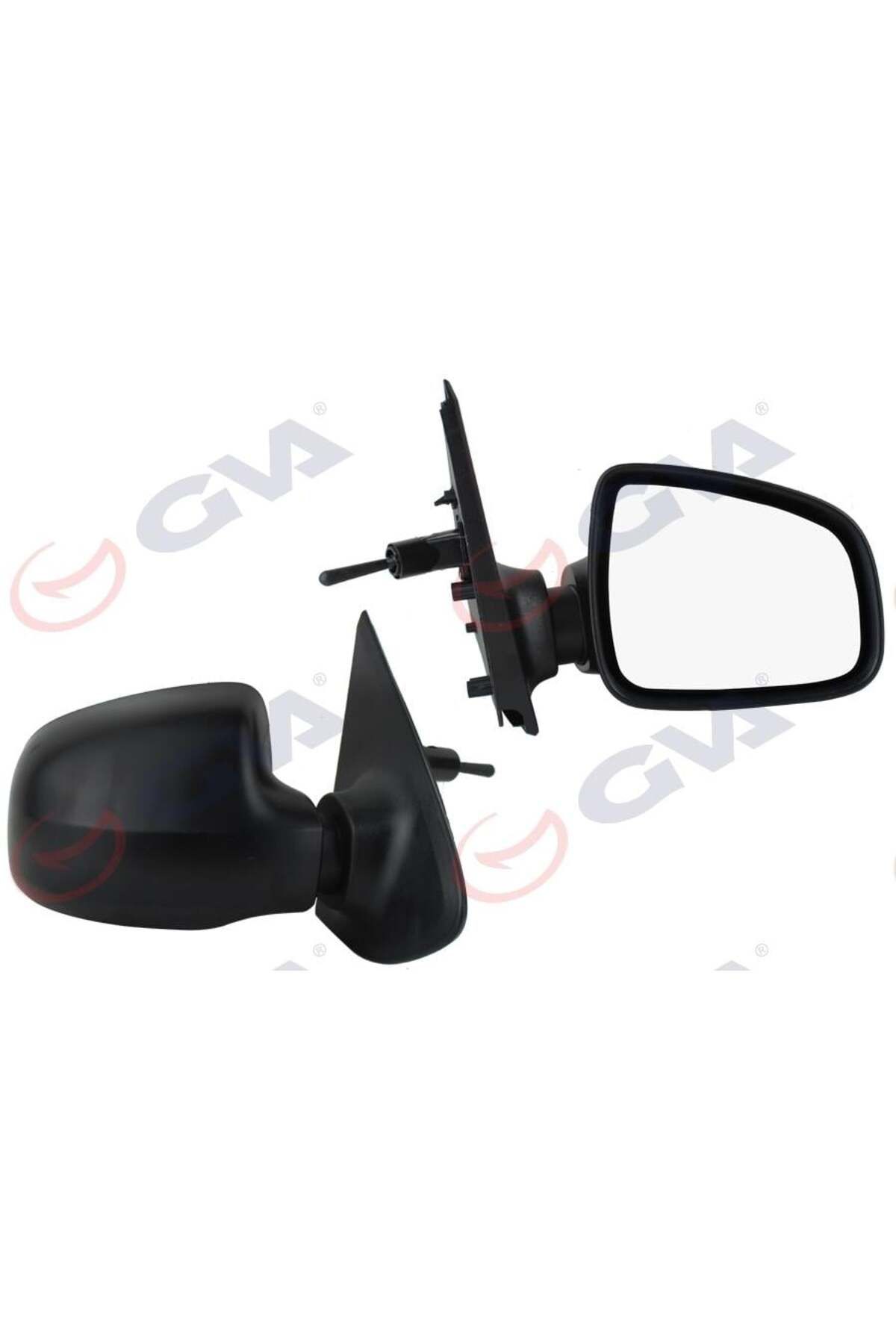 GVA DIŞ DİKİZ AYNASI SAĞ SANDERO STEPWAY 12 MEKANİK SİYAH KAPAK KONVEKS VM-6804R
