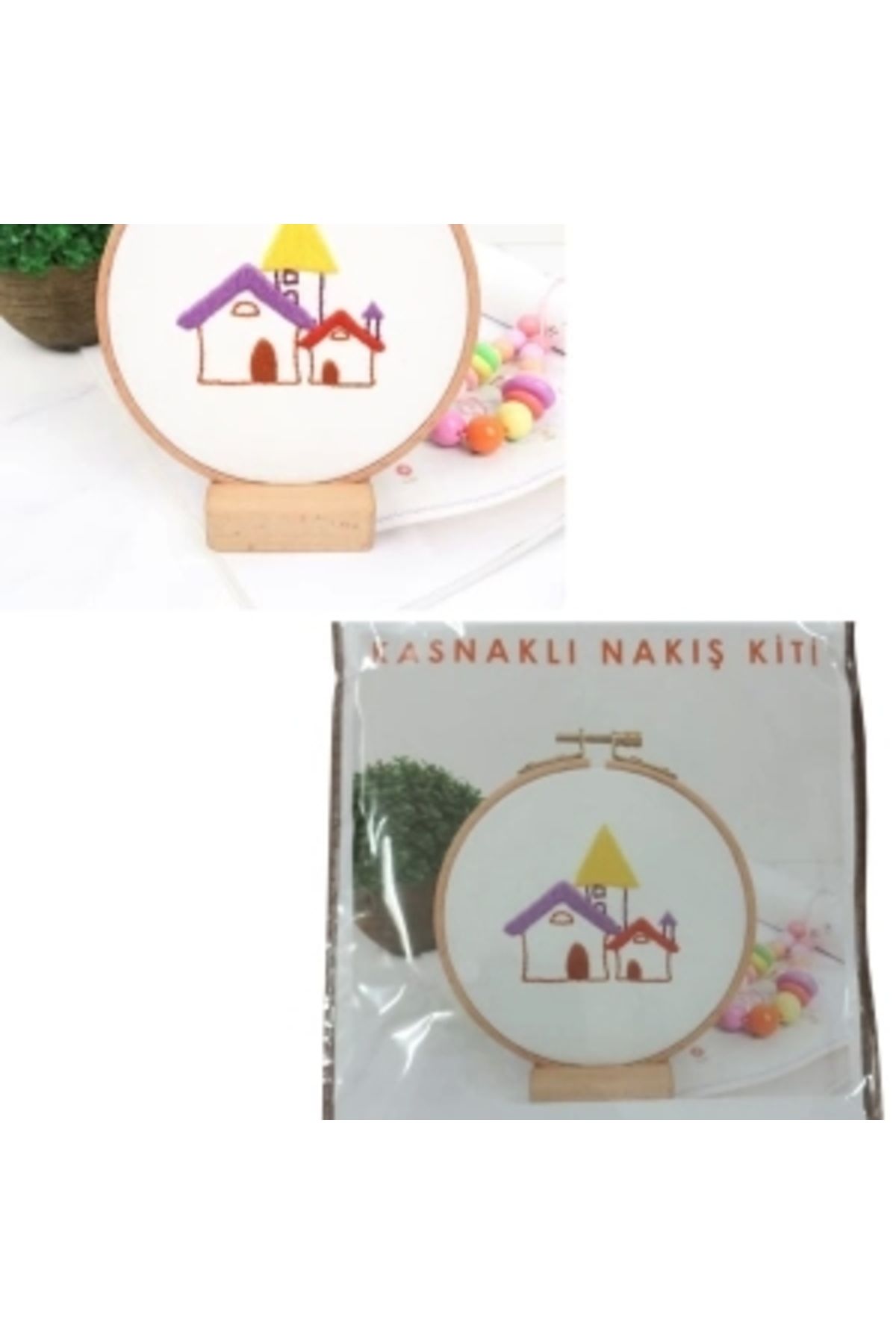 shopwave Nakış Kitleri Kasnaklı 8.6 X 6 cm Ev