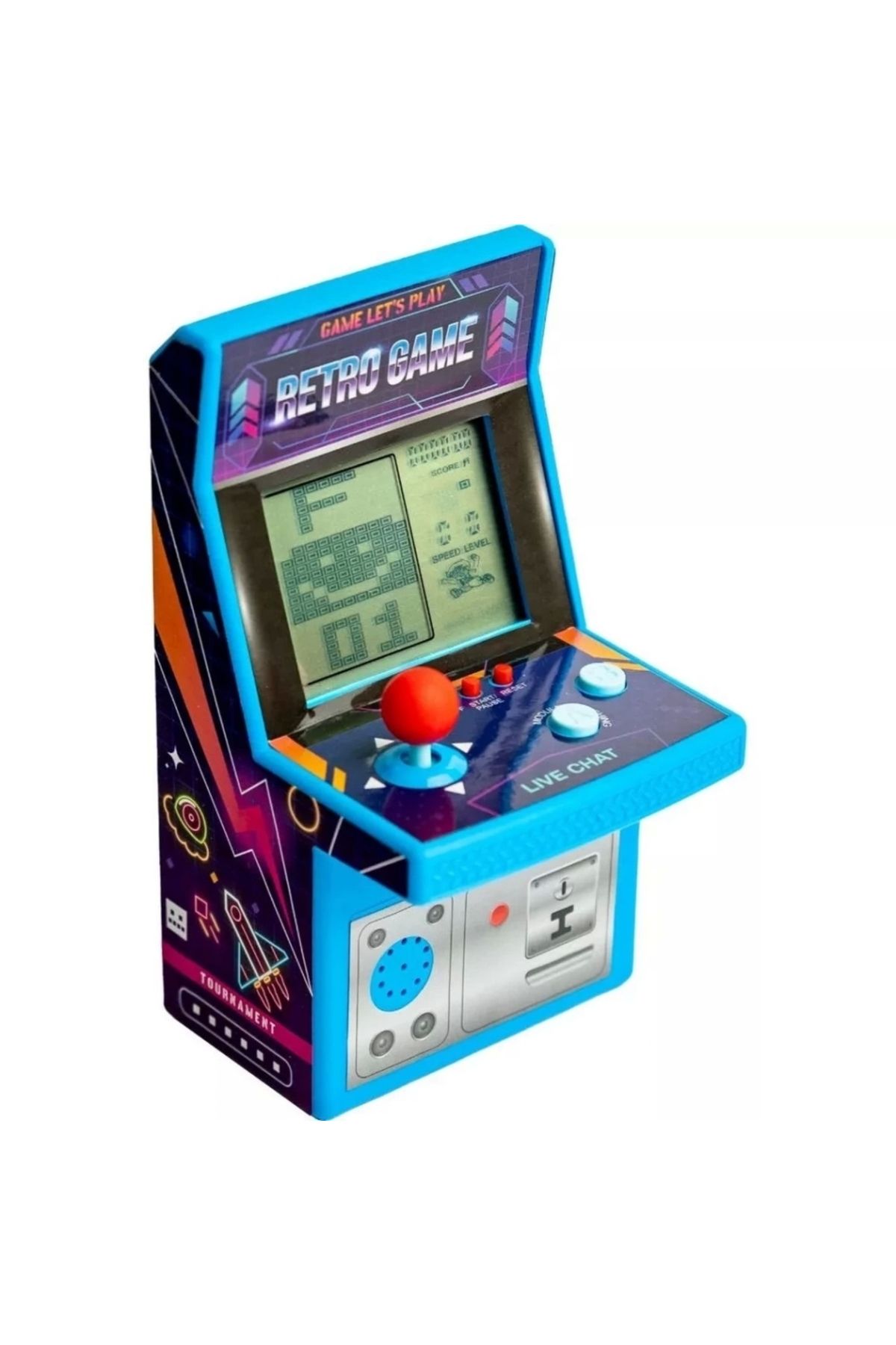 Finetoo Eğitici Oyuncak Nostaljik Tetris Oyun Konsolu