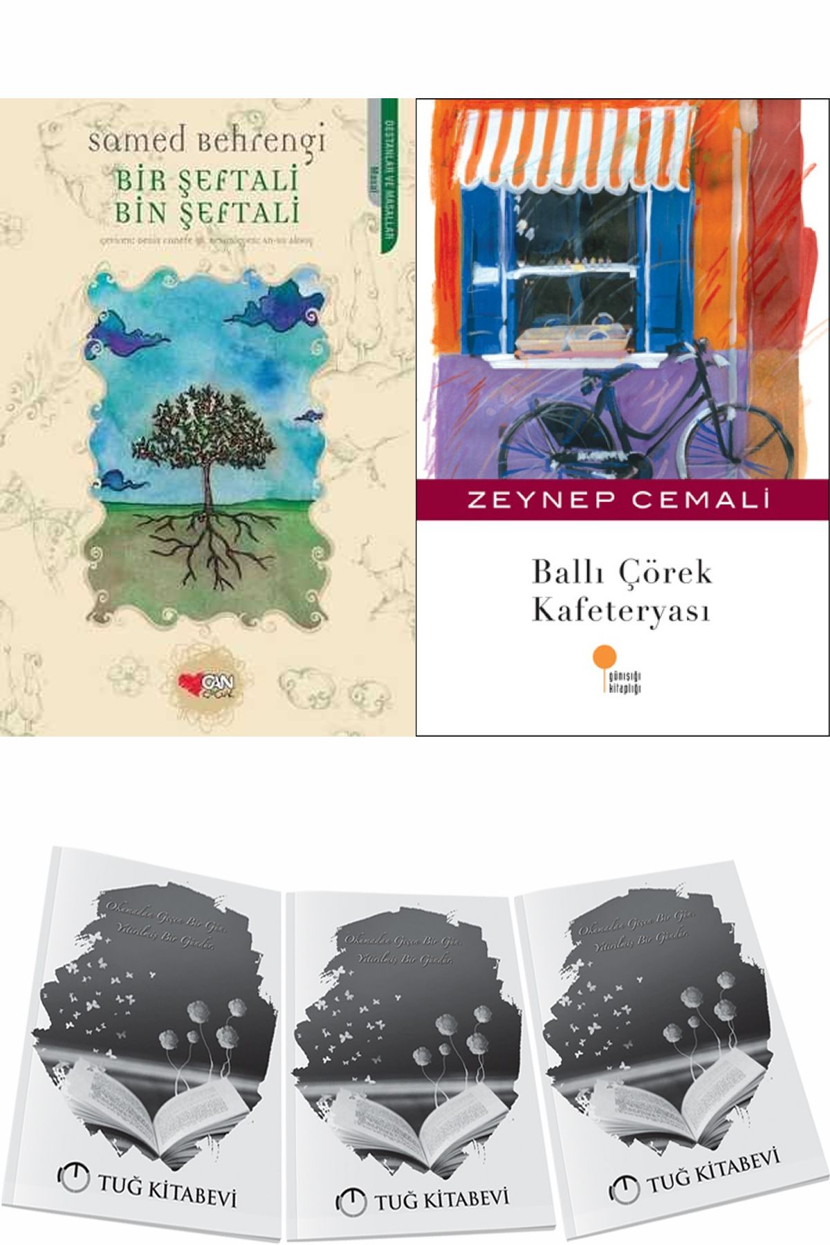 Can Yayınları Bir Şeftali Bin Şeftali ve Ballı Çörek Kafeteryası + Hediyeli