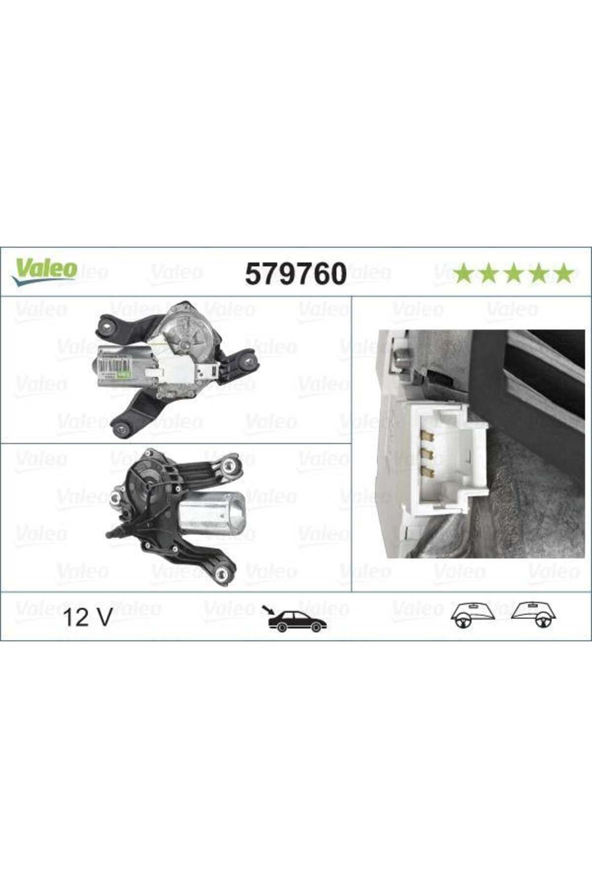 VALEO SİLECEK MOTORU ARKA DACIA Logan MCV 06