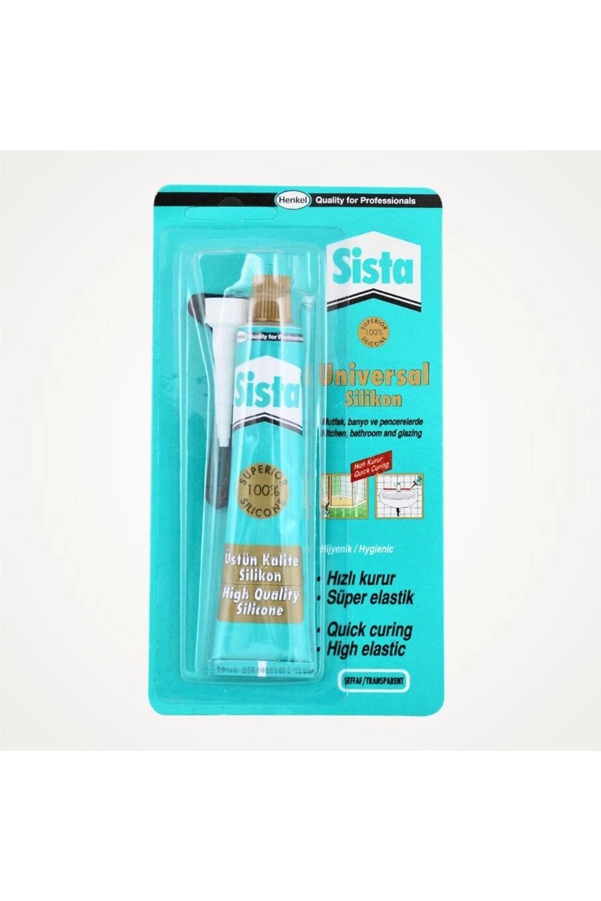 CANSA Sista Üniversal Silikon Tüp 50 Gr Şeffaf