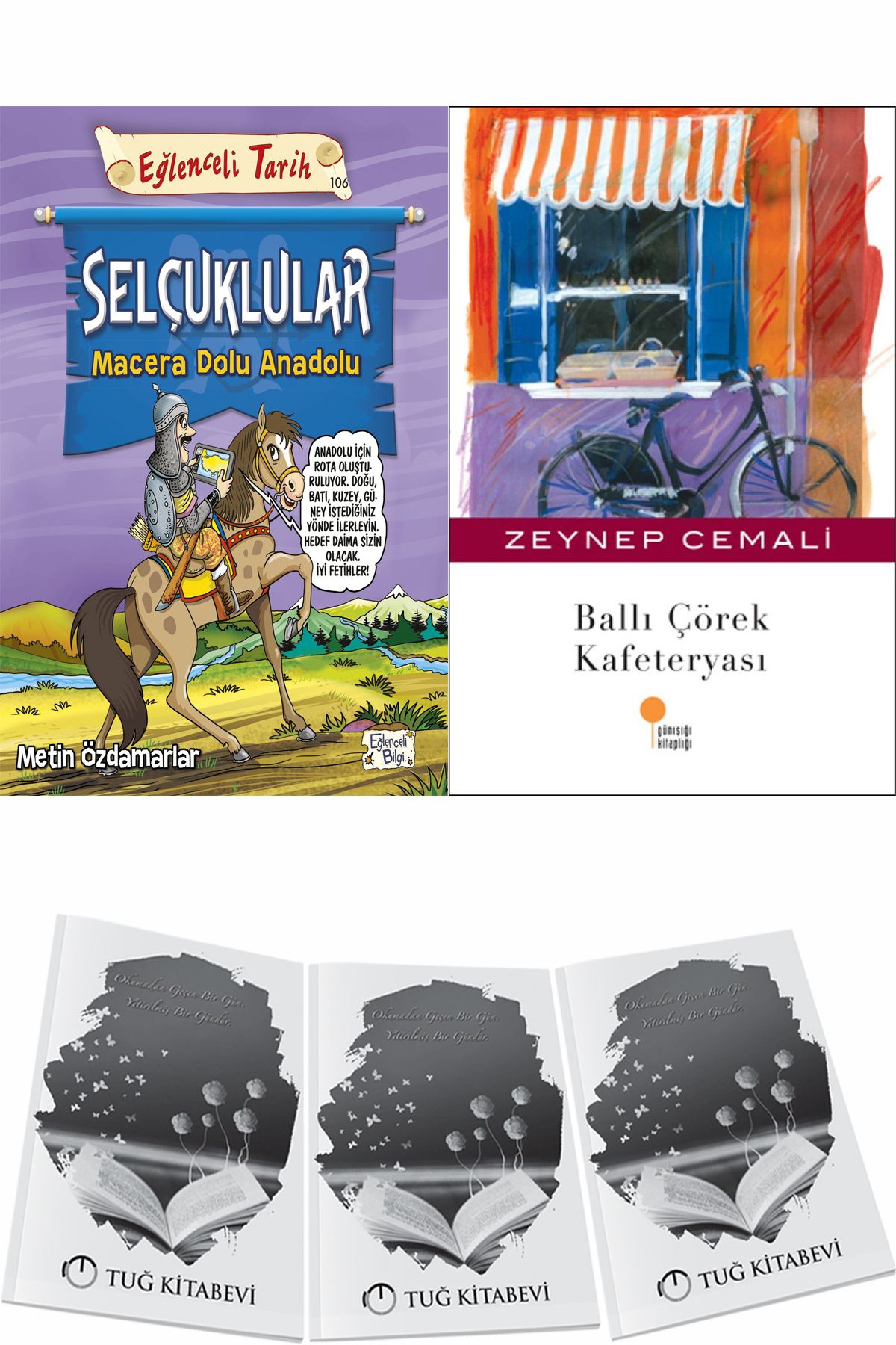 Eğlenceli Bilgi Yayınları Selçuklular Macera Dolu Anadolu ve Ballı Çörek Kafeteryası + Hediyeli
