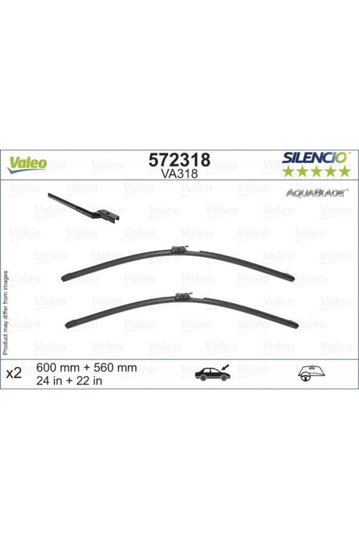 VALEO SILECEK SUPURGESI TAKIMI 600mm / 560mm MERCEDES S-CLASS Coupe C217 15 ISITMALI