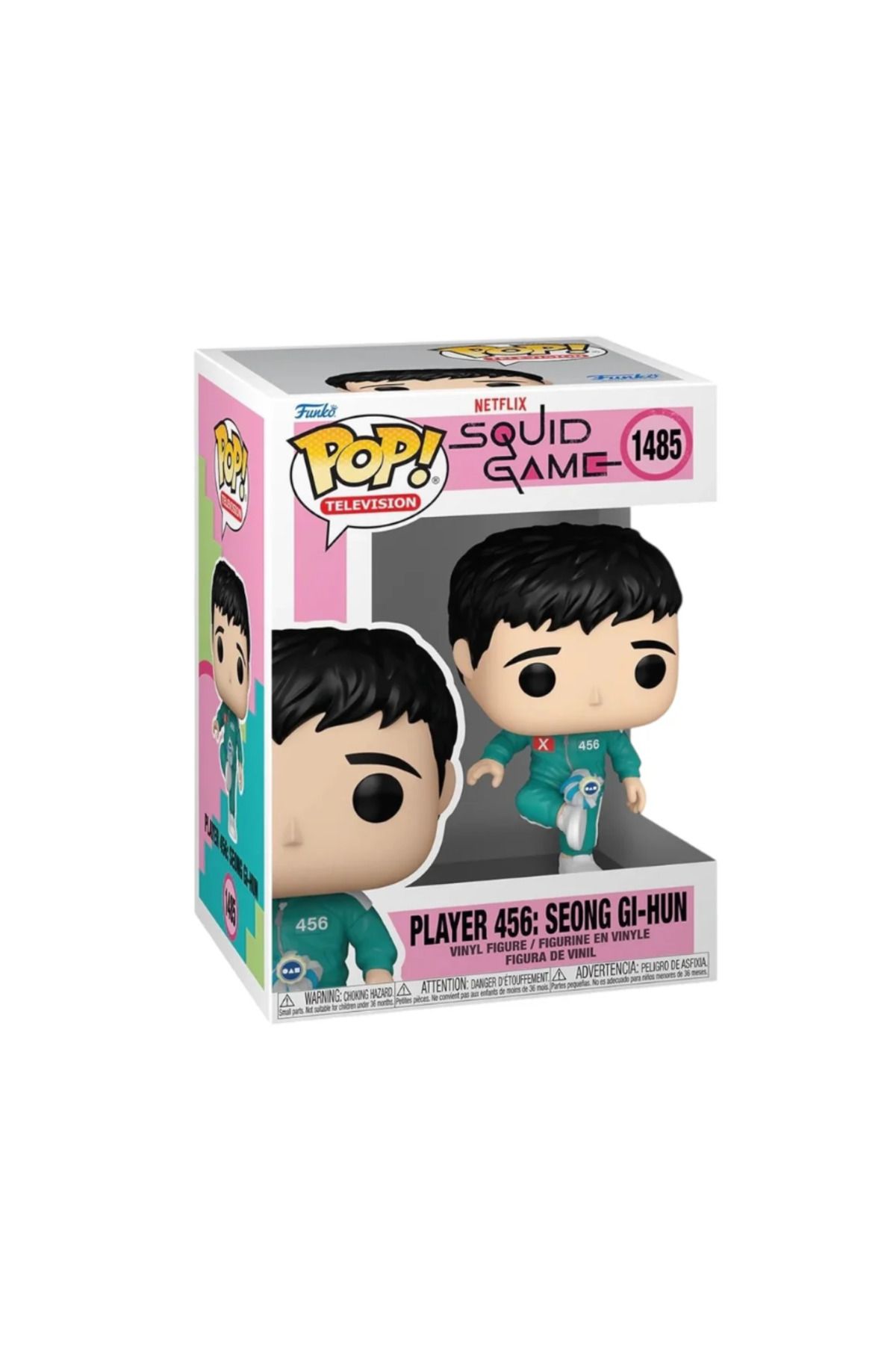 Funko Player 456: Seong Gi-Hun #1485 Funko Pop - Squid Game KürkcüKoleksiyon