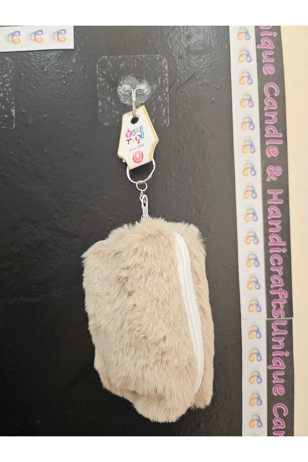 NO BRAND Peluş Bozuk Para Anahtarlık