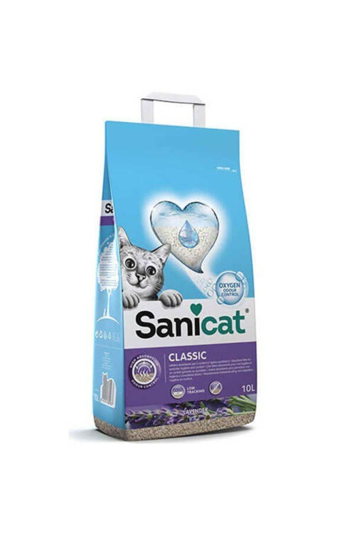 Elioure Classic Lavantalı Oksijen Kontrollü Ultra Emici Kedi Kumu 10 Lt