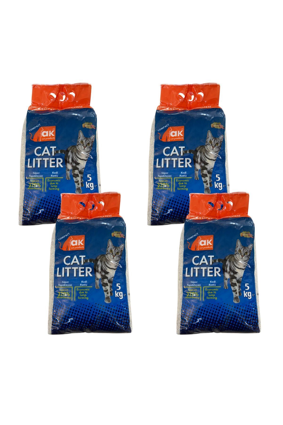 Elioure Marsilya Sabunu Kokulu İnce Taneli Kedi Kumu 5 kg x 4 Adet