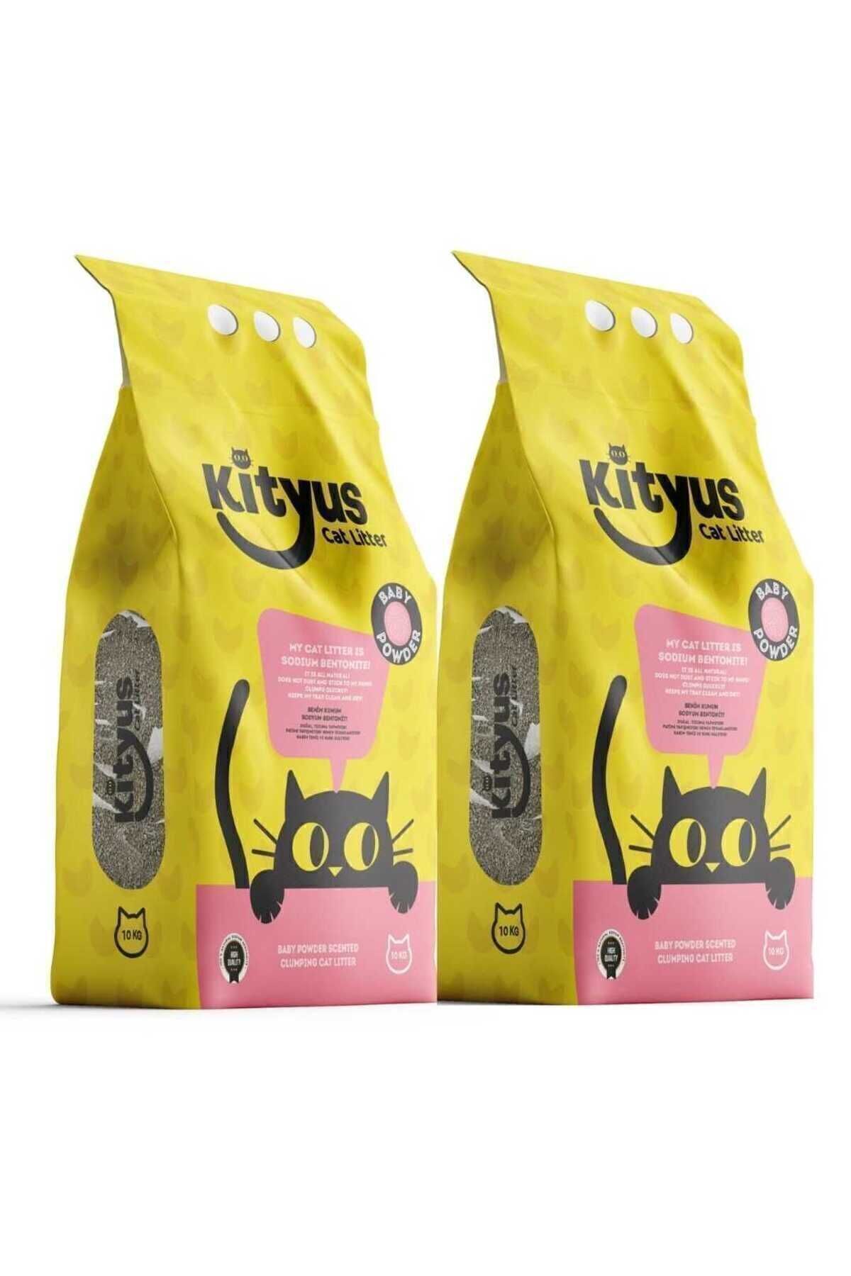 Elioure 20 Lt Bebek Pudrası Kokulu Kedi Kumu (2X10LT)
