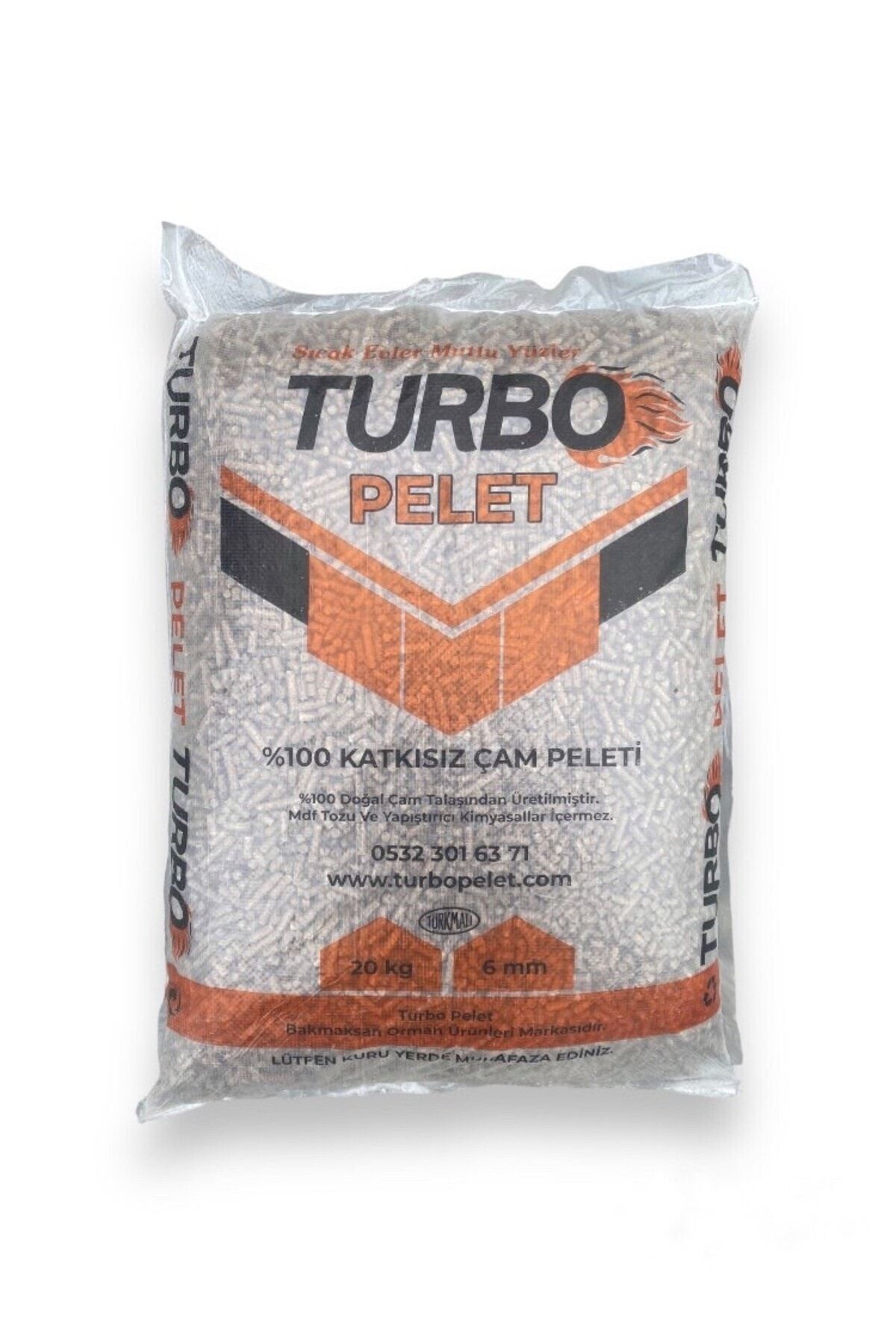 Elioure Pelet 40 Lt (20 KG) %100 Organik Çam Peleti Kedi Kumu 6 Mm